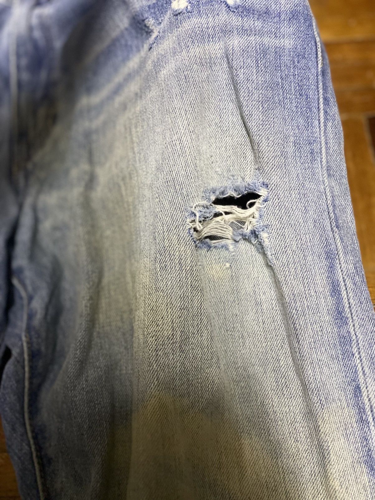 Polo Ralph Lauren × Vintage Vintage Denim Polo Ralph Lauren 90s distressed Size US 37 - 8 Thumbnail
