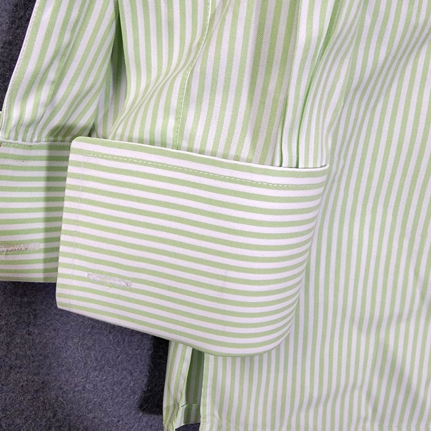 Vintage The Texas Clothier Custom Made Shirt 3XL Striped Long Sleeve Made In USA Mens Shirt Size US XXL / EU 58 / 5 - 6 Thumbnail