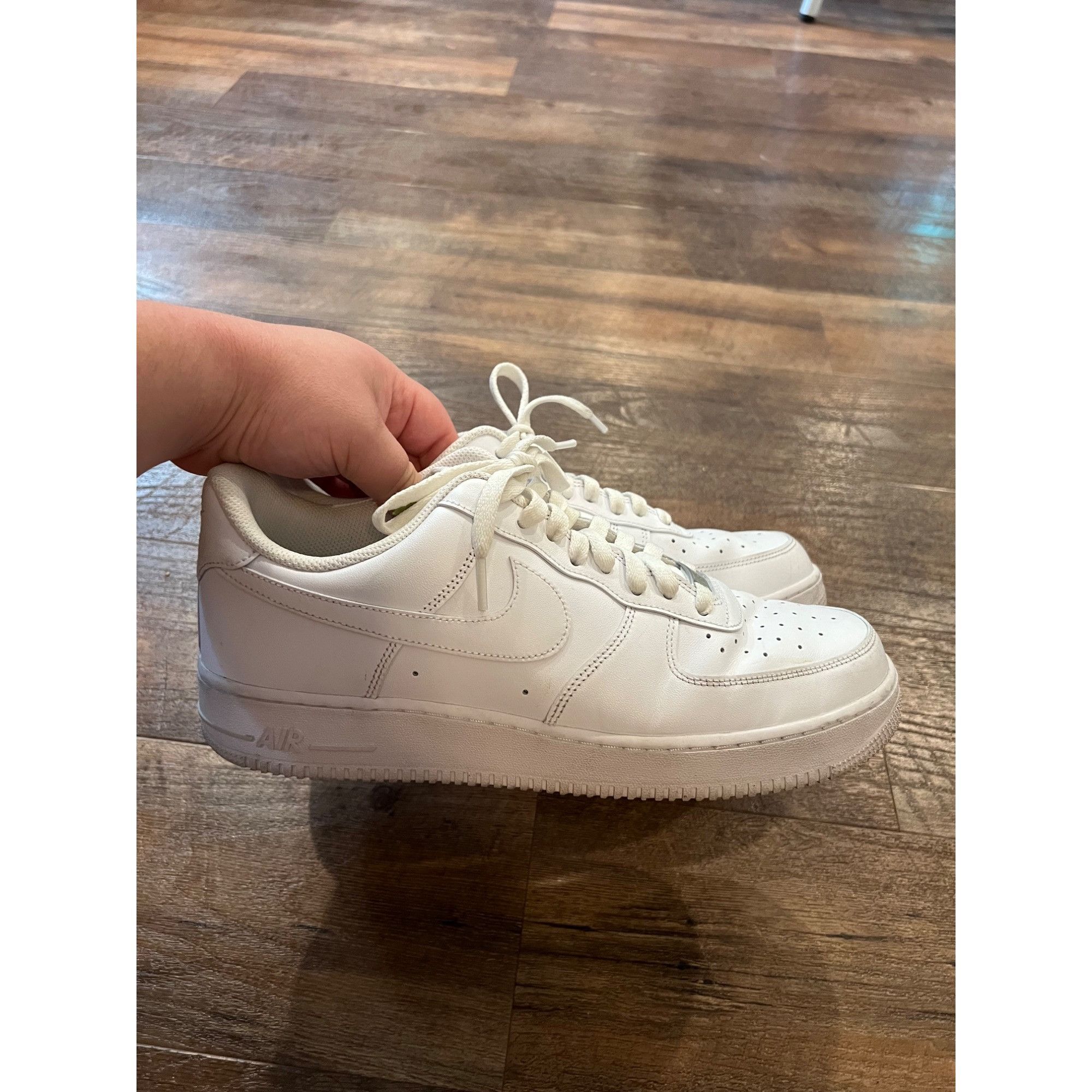 Nike Nike Mens Air Force 1 07 CW2288-111 White Shoes Sneakers Si Size US 11.5 / EU 44-45 - 1 Thumbnail