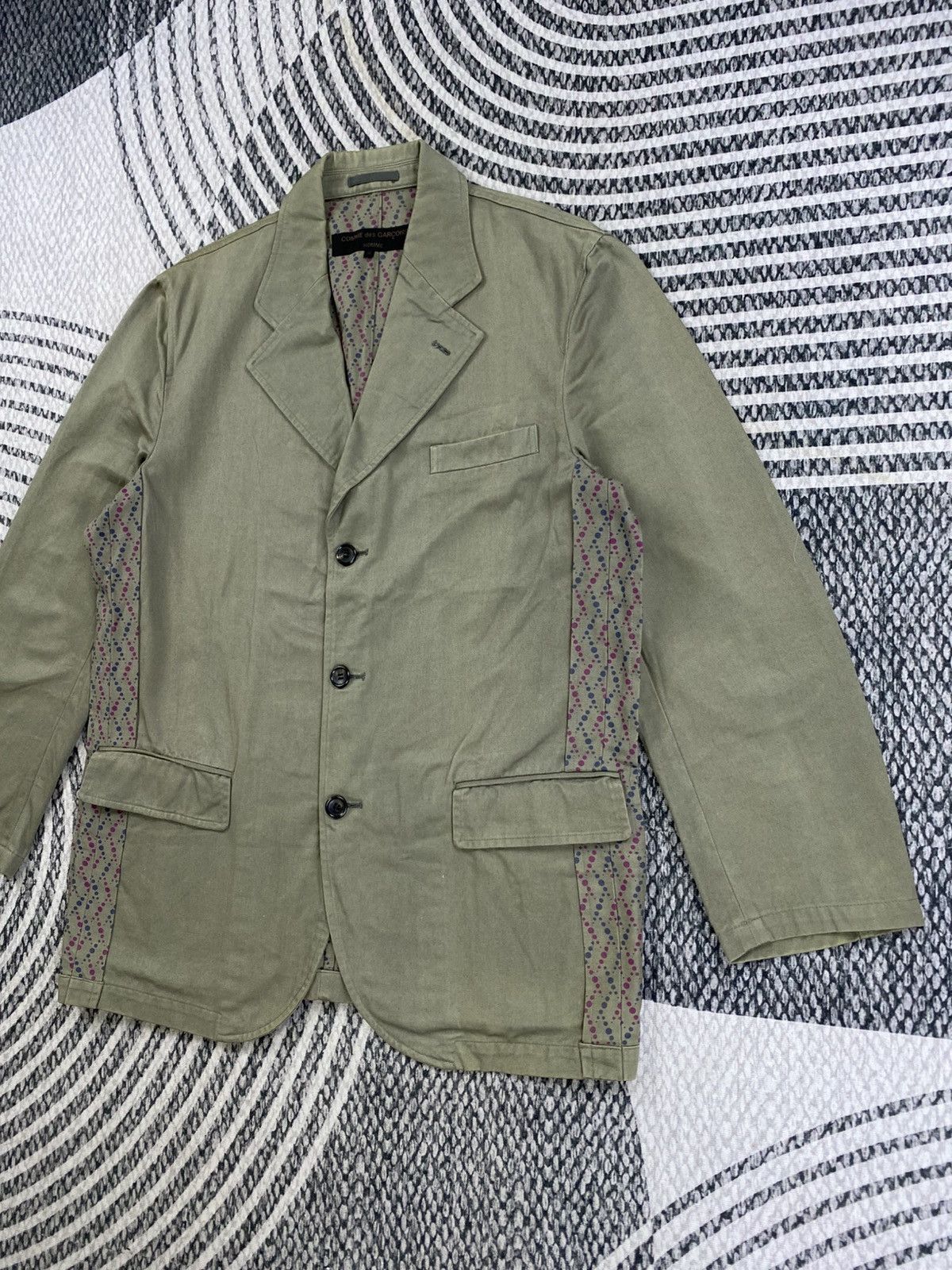 Comme des Garcons Homme 🔥Commes Des Garcons Homme Double Collar Jacket Size US M / EU 48-50 / 2 - 4 Thumbnail