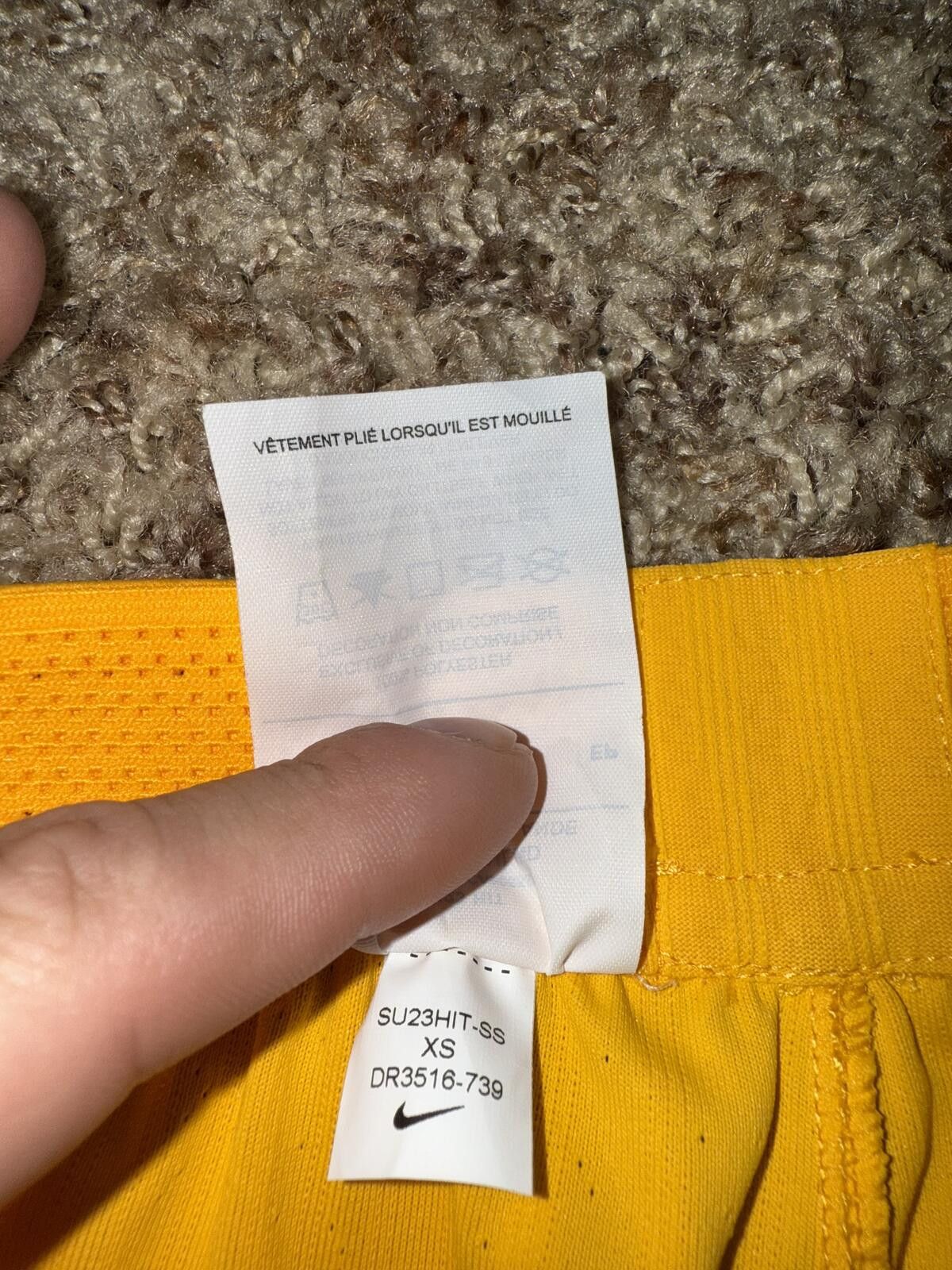 Nike Nike Men’s Dri-Fit ADV Australia 2023 Home Shorts Sample Size US 28 / EU 44 - 3 Thumbnail