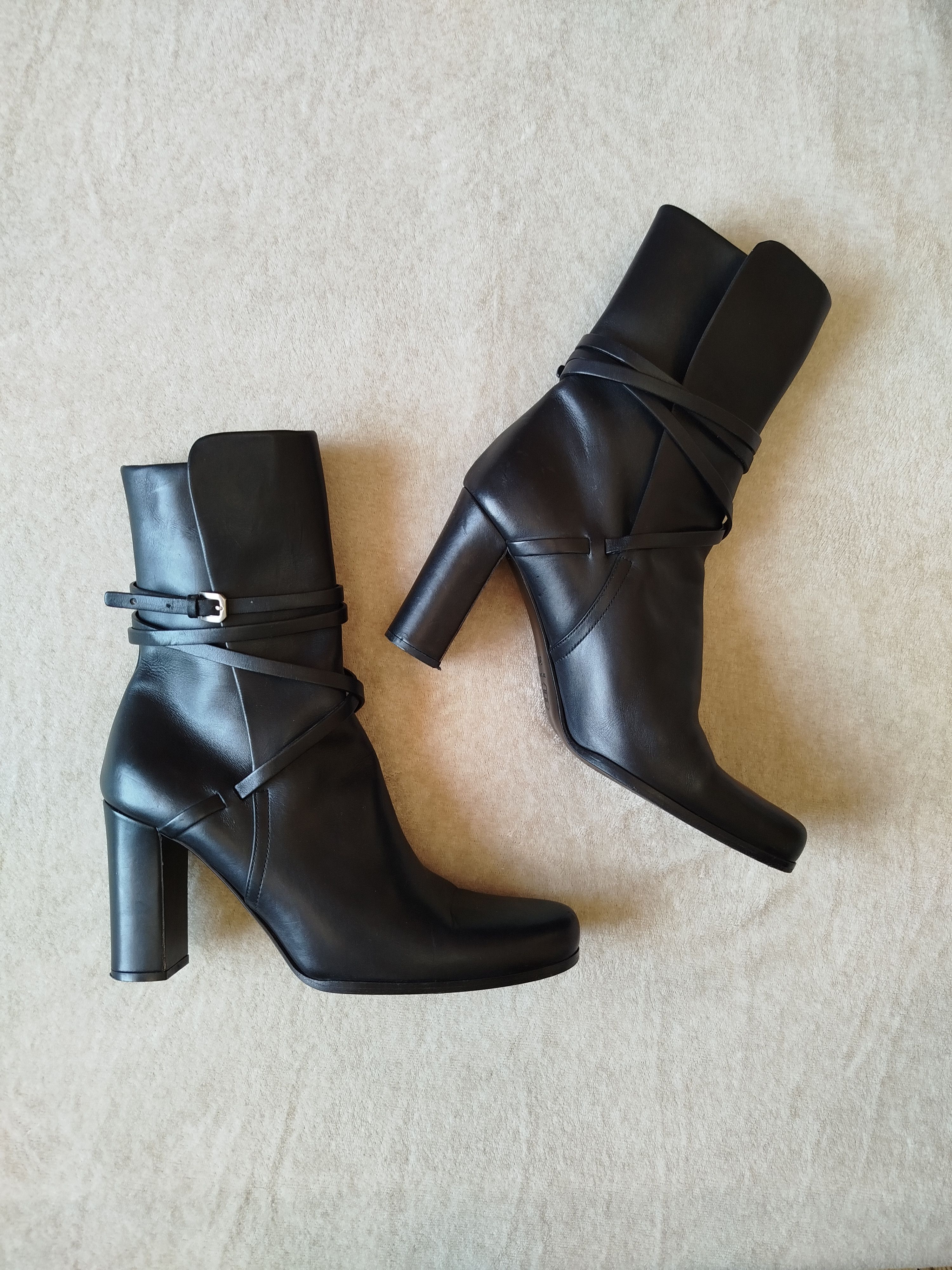 Jil Sander black boots