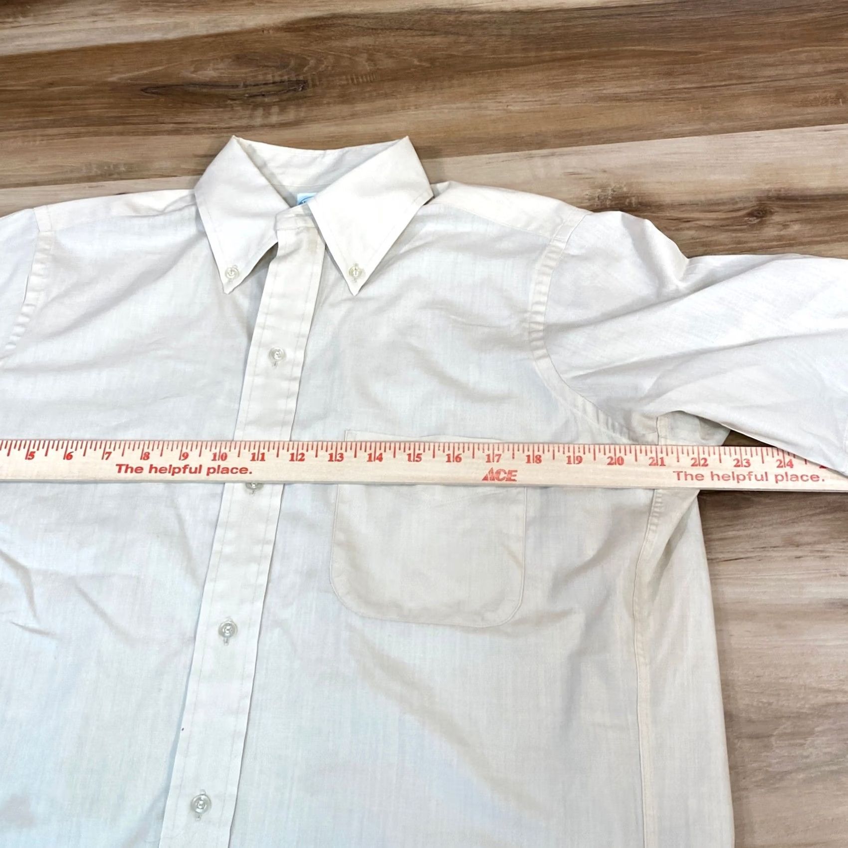 Brooks Brothers VINTAGE Brooks Brothers Brookscloth Shirt Men 14.5 Short Sleeve 6 Button 70s/80s Size US S / EU 44-46 / 1 - 6 Thumbnail