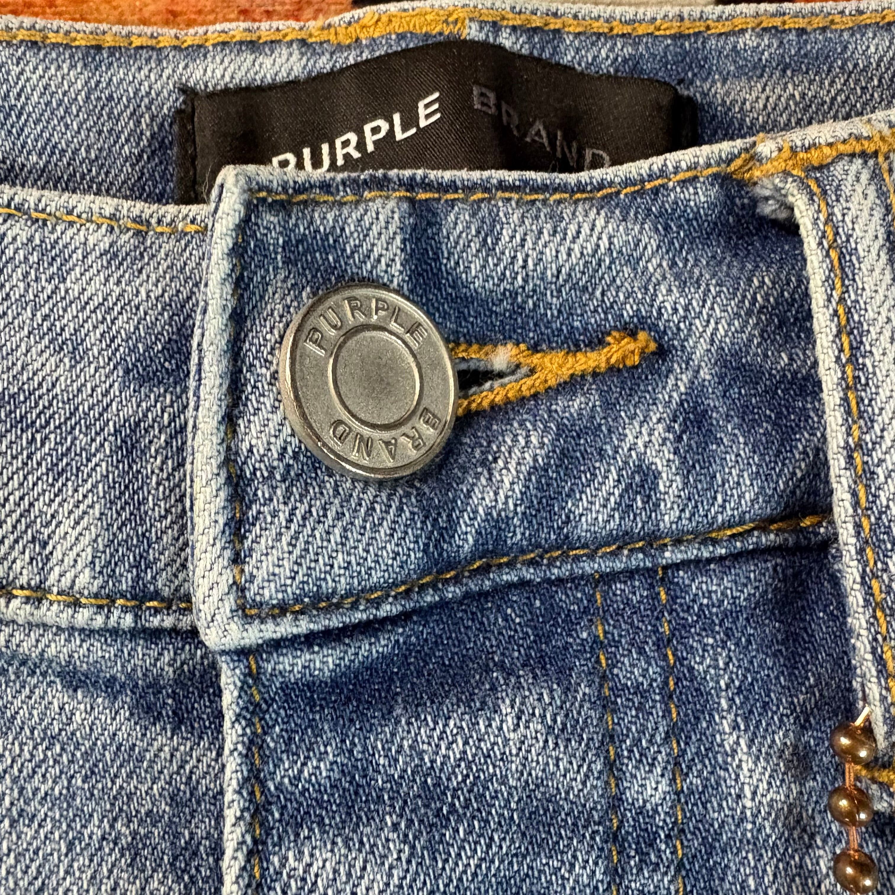 Purple Brand Purple Jeans Style P0004 Size 29" Size US 29 - 3 Thumbnail