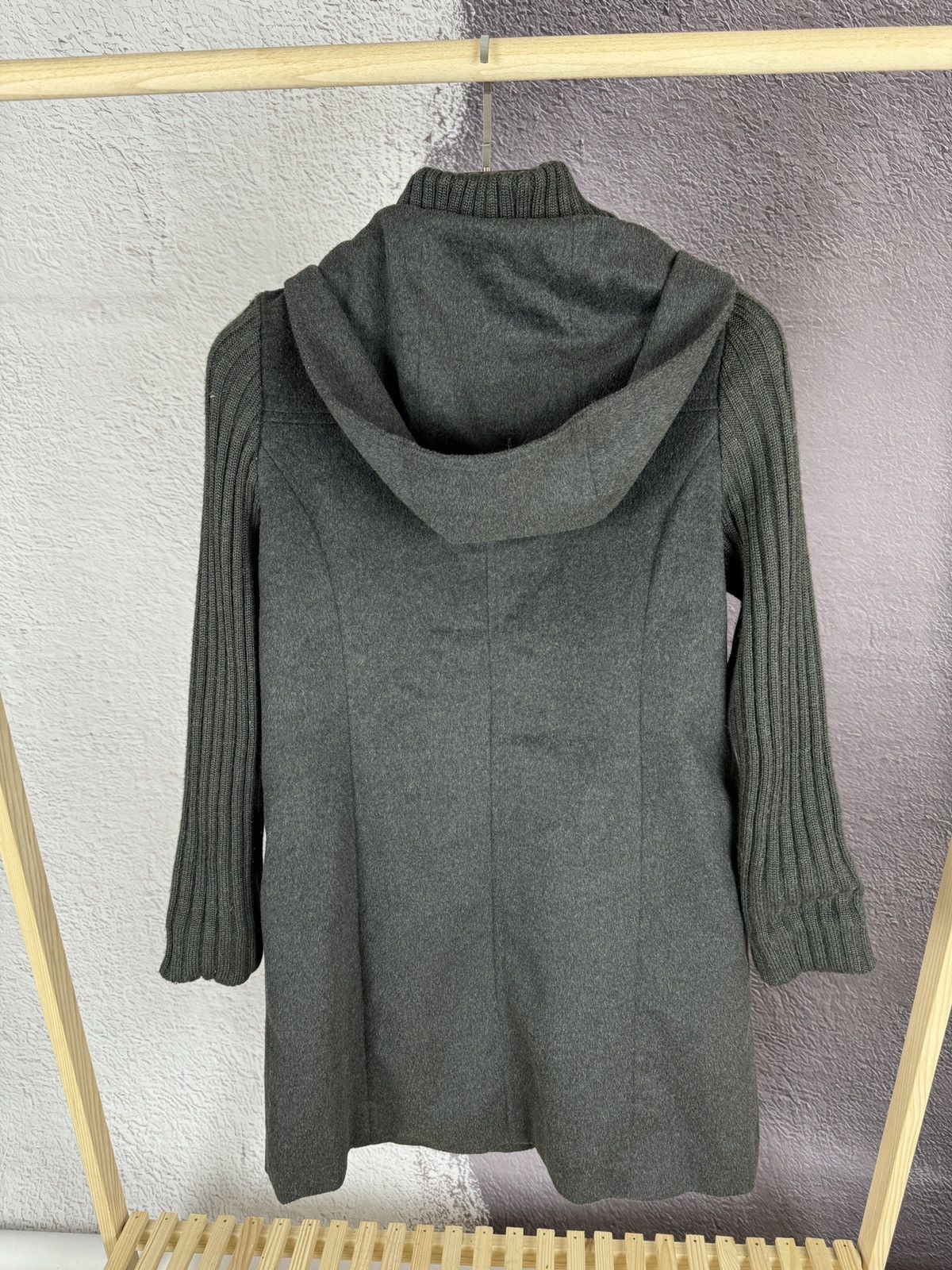 Japanese Brand A.R.T by Ofuon wool grey full zip hooded jacket coat Japan Size M / US 6-8 / IT 42-44 - 12 Thumbnail
