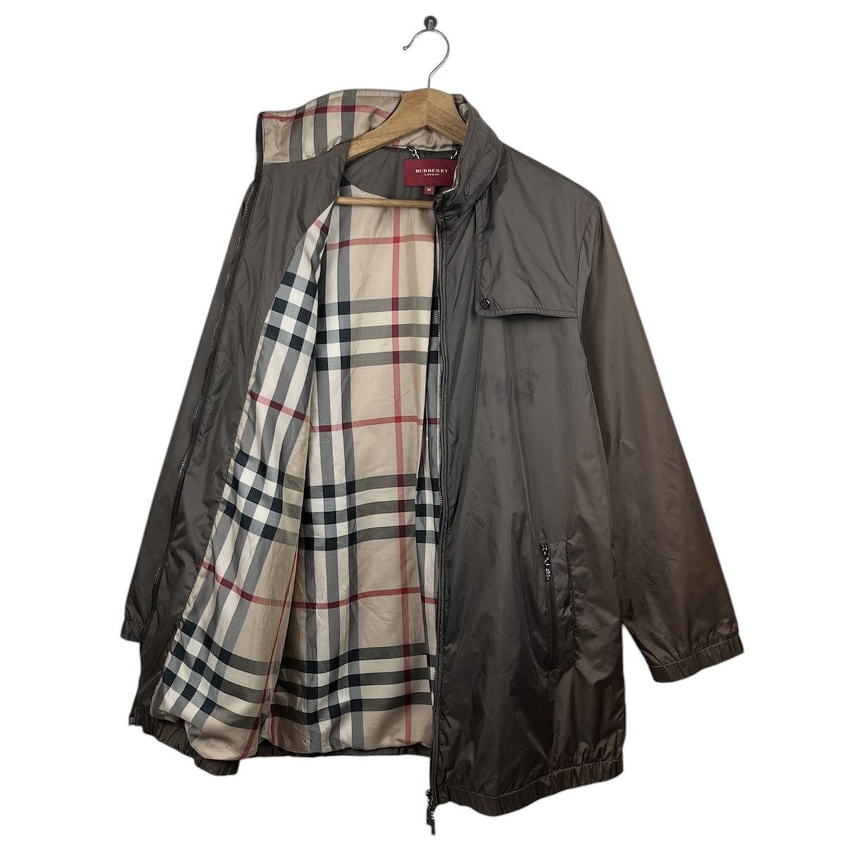 Burberry × Vintage Vintage Burberry Nova Check Windbreaker Size US M / EU 48-50 / 2 - 1 Thumbnail