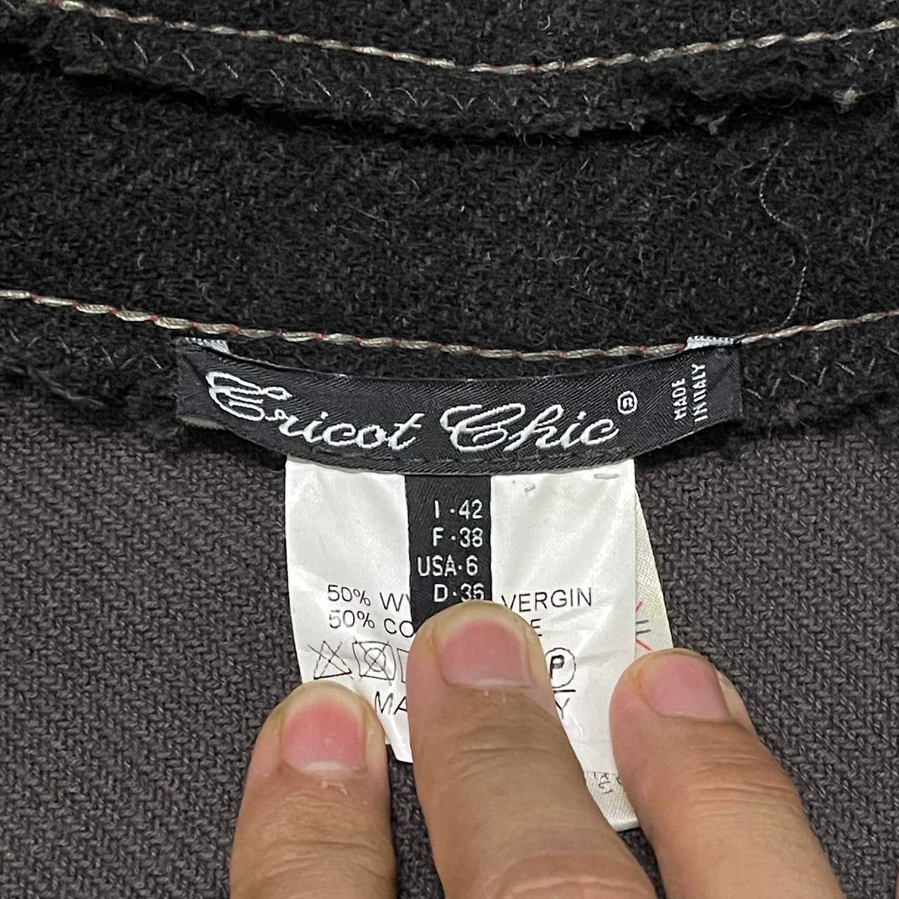 If Six Was Nine Vintage Ericot Chic Italy Jacket lgb ifsixwasnine style Size S / US 4 / IT 40 - 9 Thumbnail