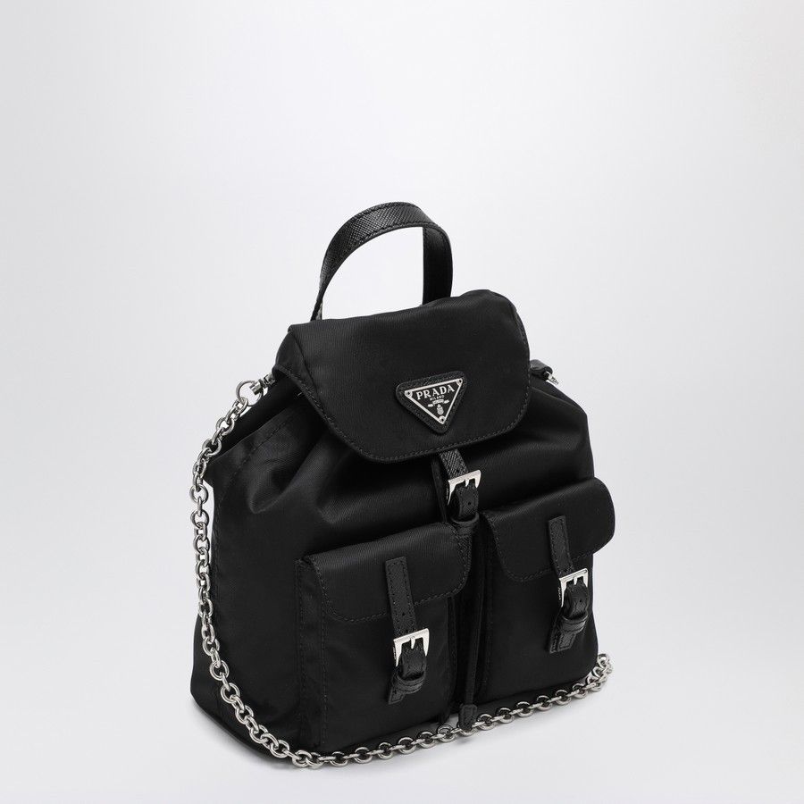 Prada o1d2blof0924 Size : OS / Logo Backpack Bag In Black Size ONE SIZE - 2 Thumbnail