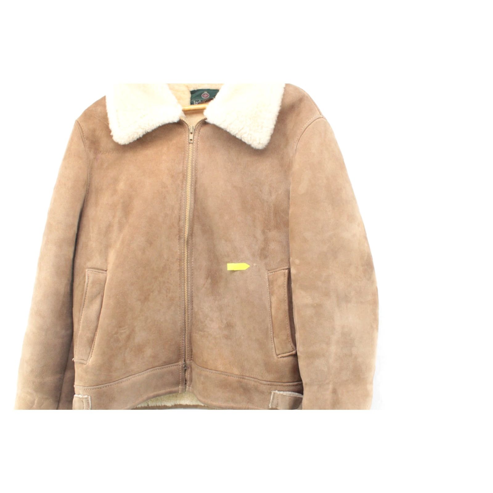 Vintage VINTAGE Jack Henry Suede Coat Mens L 42 Tan Brown Cabincore Yellowstone Sherpa Lined Overcoat Stylish City Cowboy Theme Mens Size US L / EU 52-54 / 3 - 5 Thumbnail