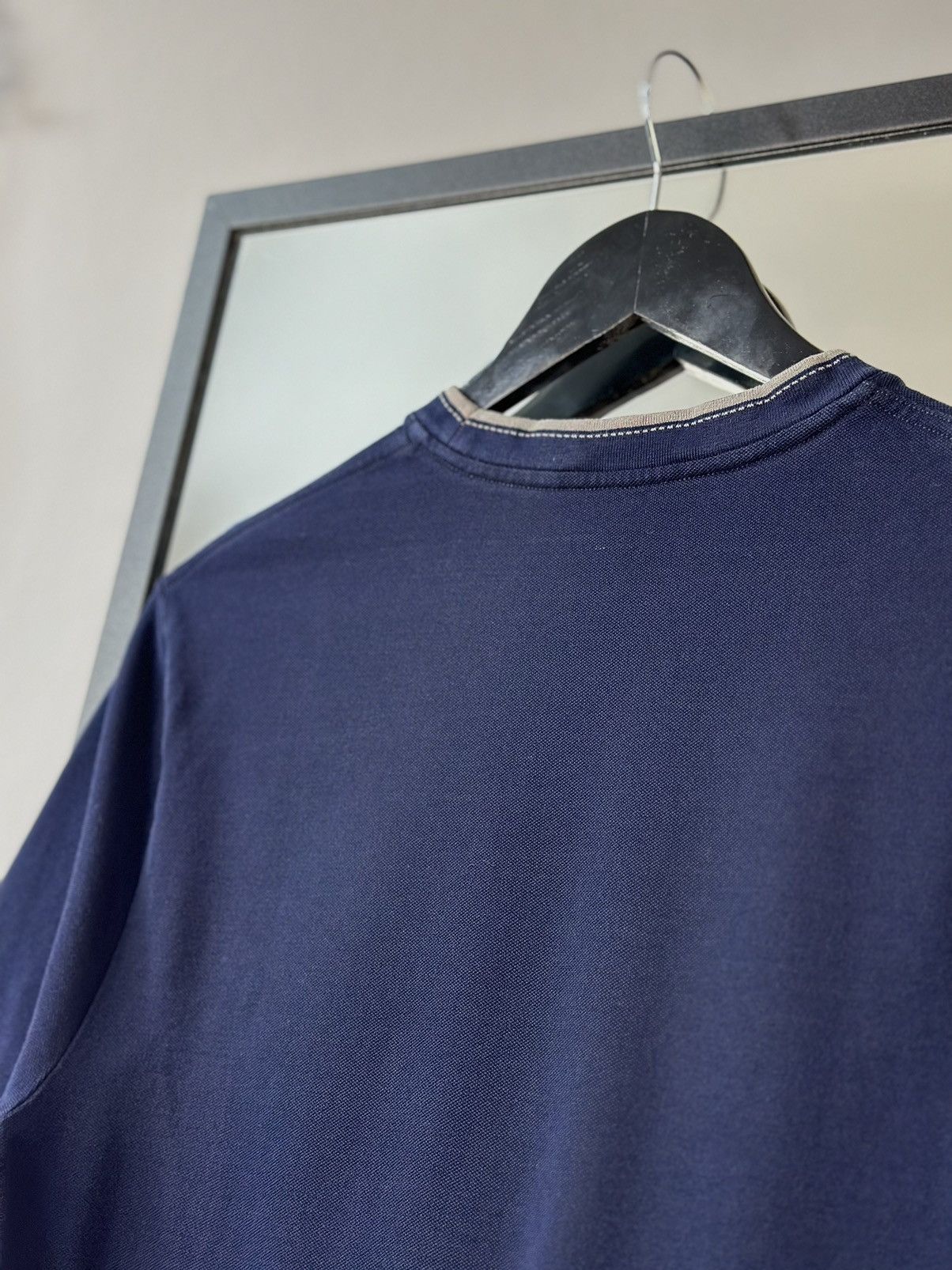 Hermes Hermes Paris Embroidered H Logo Cotton Pique Pocket Shirt Size US S / EU 44-46 / 1 - 13 Thumbnail