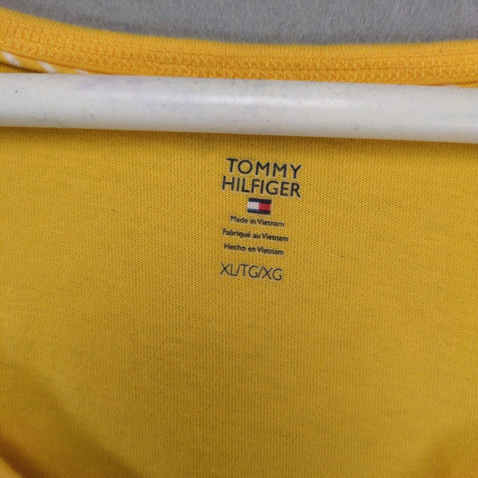 Tommy Hilfiger Tommy Hilfiger Women's XL Cotton Yellow 2-Fer Blouse Size XL / US 12-14 / IT 48-50 - 2 Thumbnail
