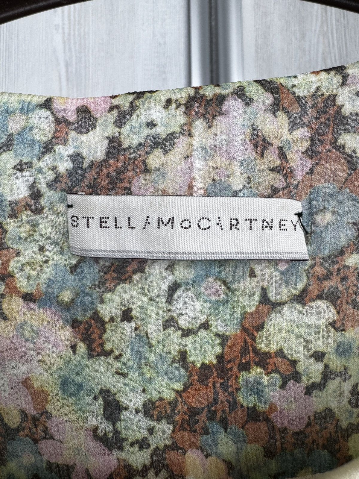 Stella McCartney Stella McCartney Ruffled Floral Silk Georgette Mini Dress Size S / US 4 / IT 40 - 9 Thumbnail