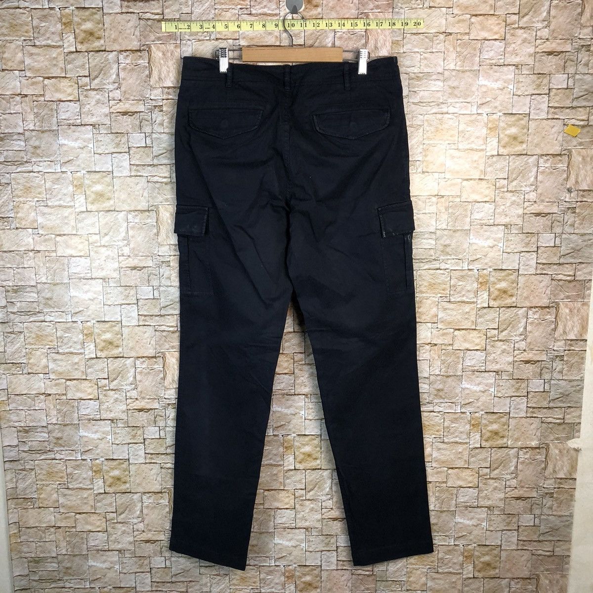 Japanese Brand Uniqlo Black japan utility tactical Cargo Pants #A645 Size US 34 / EU 50 - 15 Thumbnail