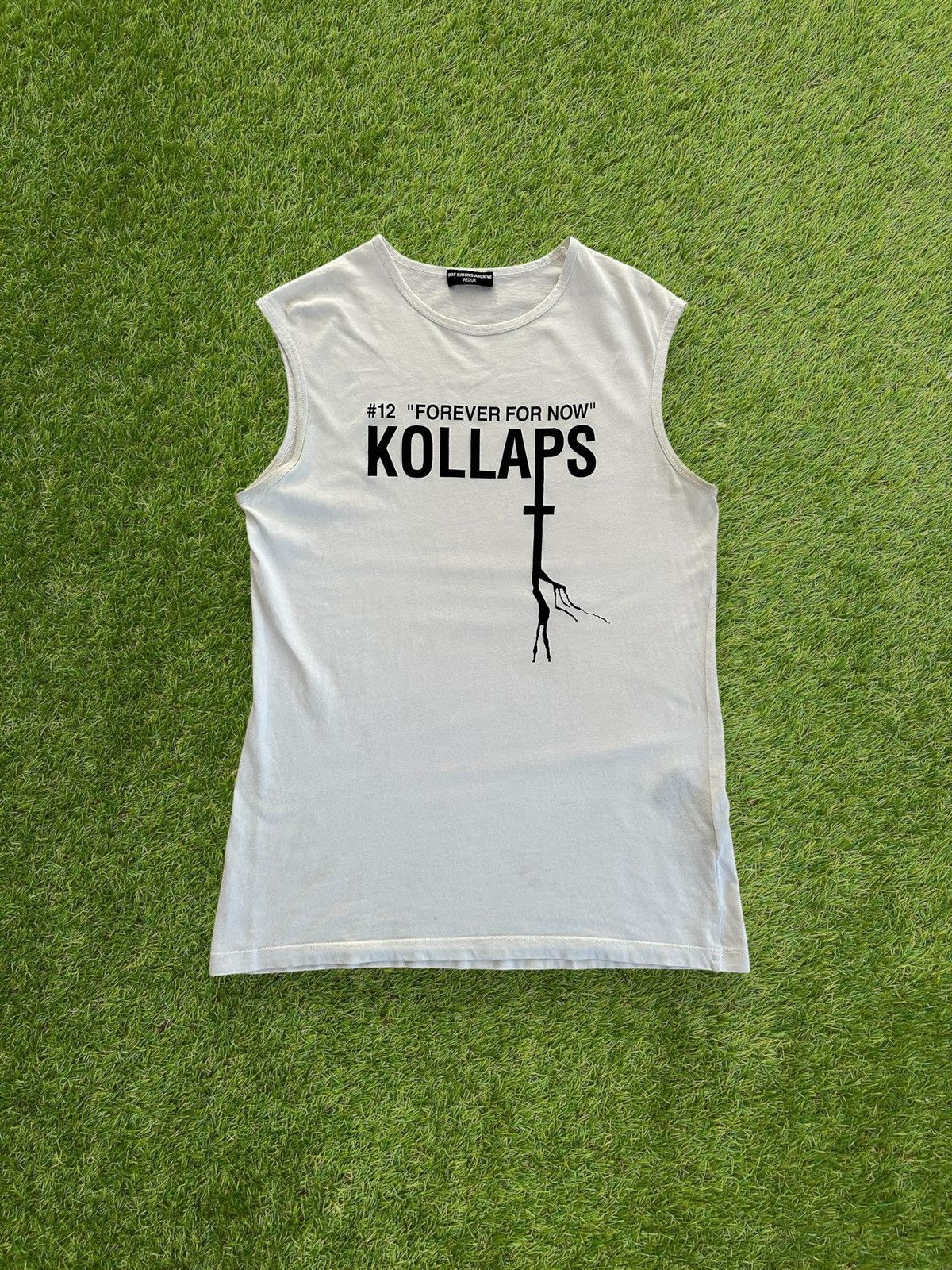 Raf Simons Kollaps Tank Top | Grailed