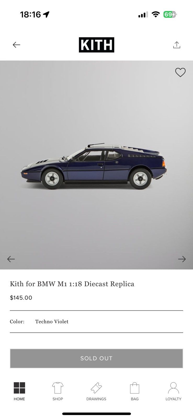 BMW × Kith KITH X BMW MODEL CAR Size ONE SIZE - 1 Thumbnail