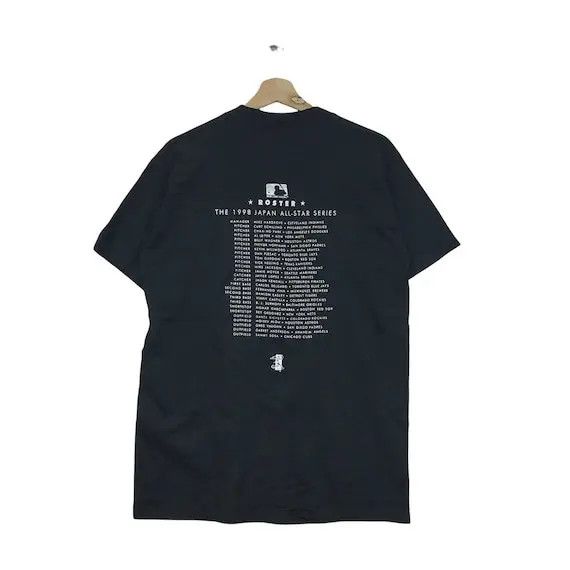 MLB × Vintage Vtg 1998 MLB JAPAN All Star Series Baseball Tee Shirt Size US S / EU 44-46 / 1 - 2 Thumbnail