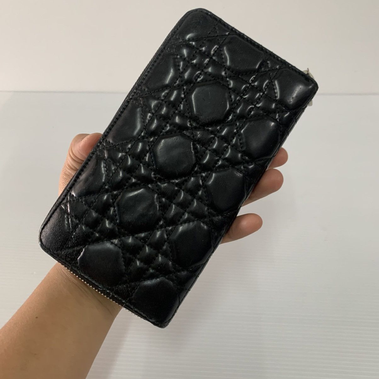 Dior Christian Dior Black Long Wallet Size ONE SIZE - 3 Thumbnail