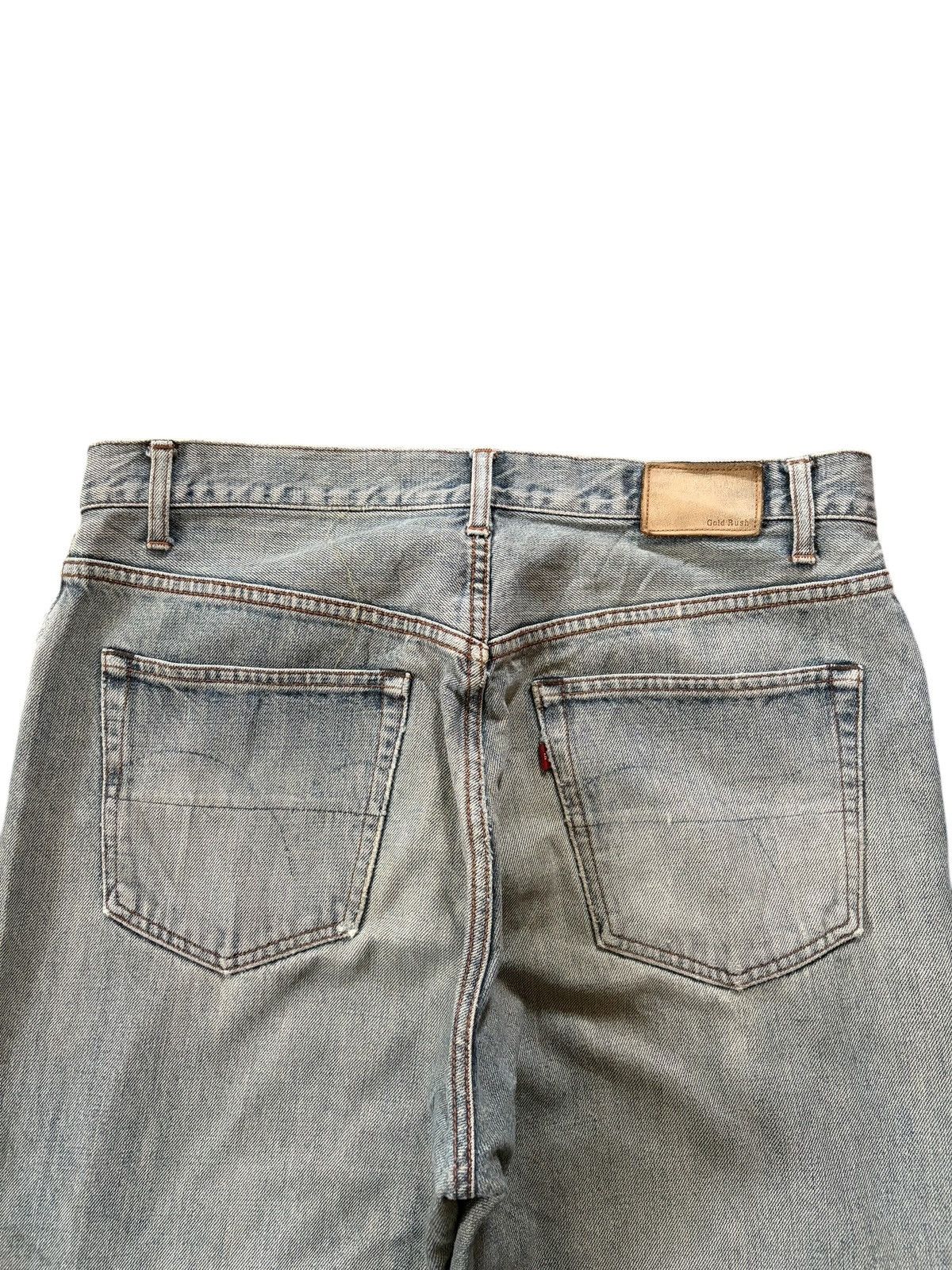 Edwin Vintage Japanese Brand Rusty Wash Distress Baggy Jeans Size US 33 - 4 Thumbnail