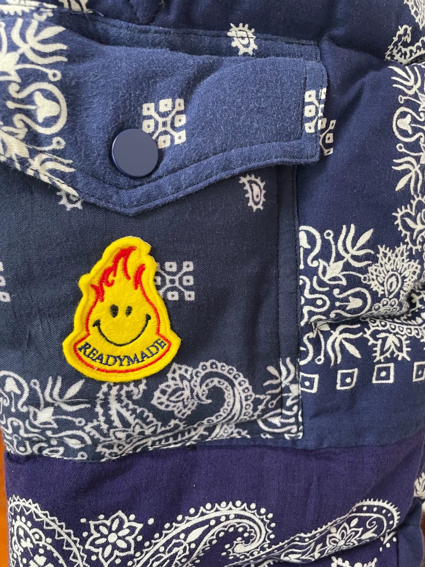 READYMADE READYMADE Vintage Cashew Print Puffer Jacket Size 2 Size XS / US 0-2 / IT 36-38 - 3 Thumbnail