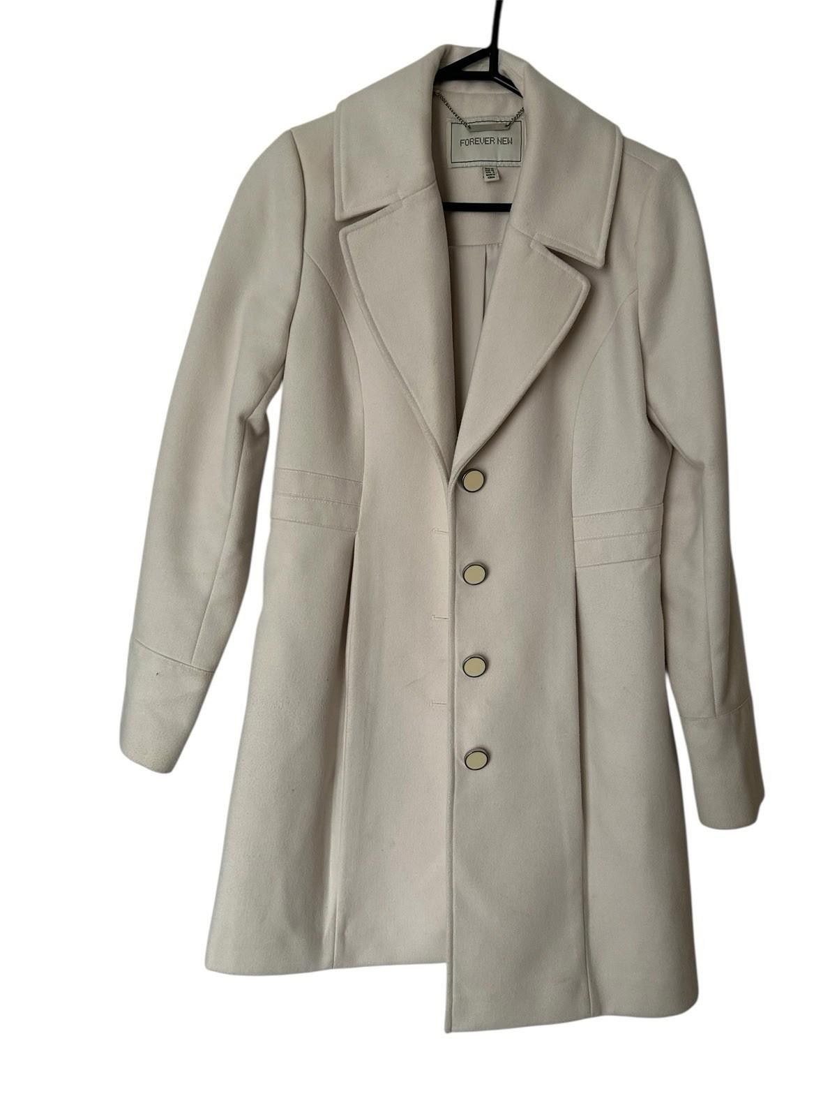 Other Forever New Jacket Trench Pea Coat Collared EUC - Sz 10 US 6 Size M / US 6-8 / IT 42-44 - 2 Thumbnail