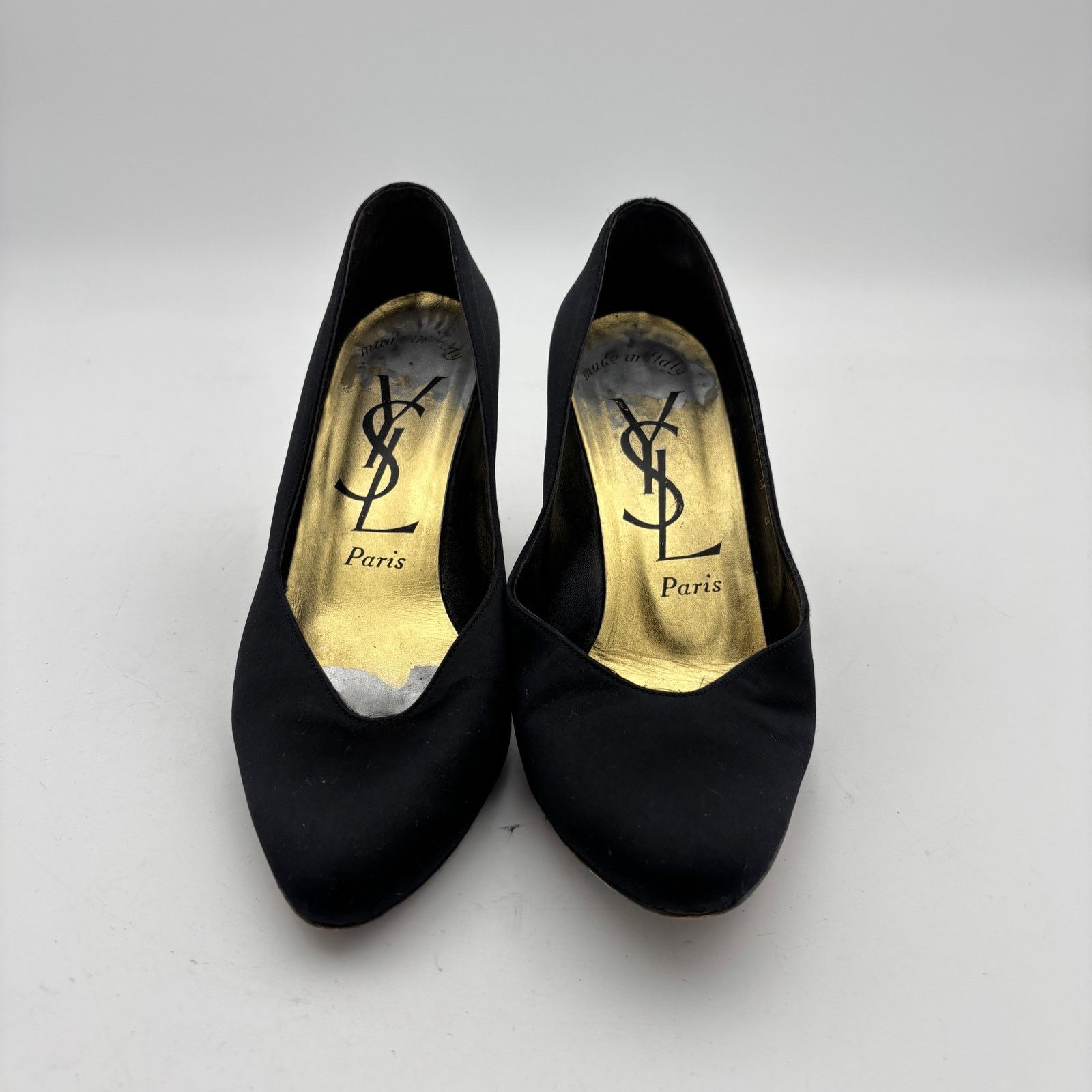 Yves Saint Laurent Yves Saint Laurent YSL Paris Satin Pumps Heels Women's 8M Size US 8 / IT 38 - 2 Thumbnail