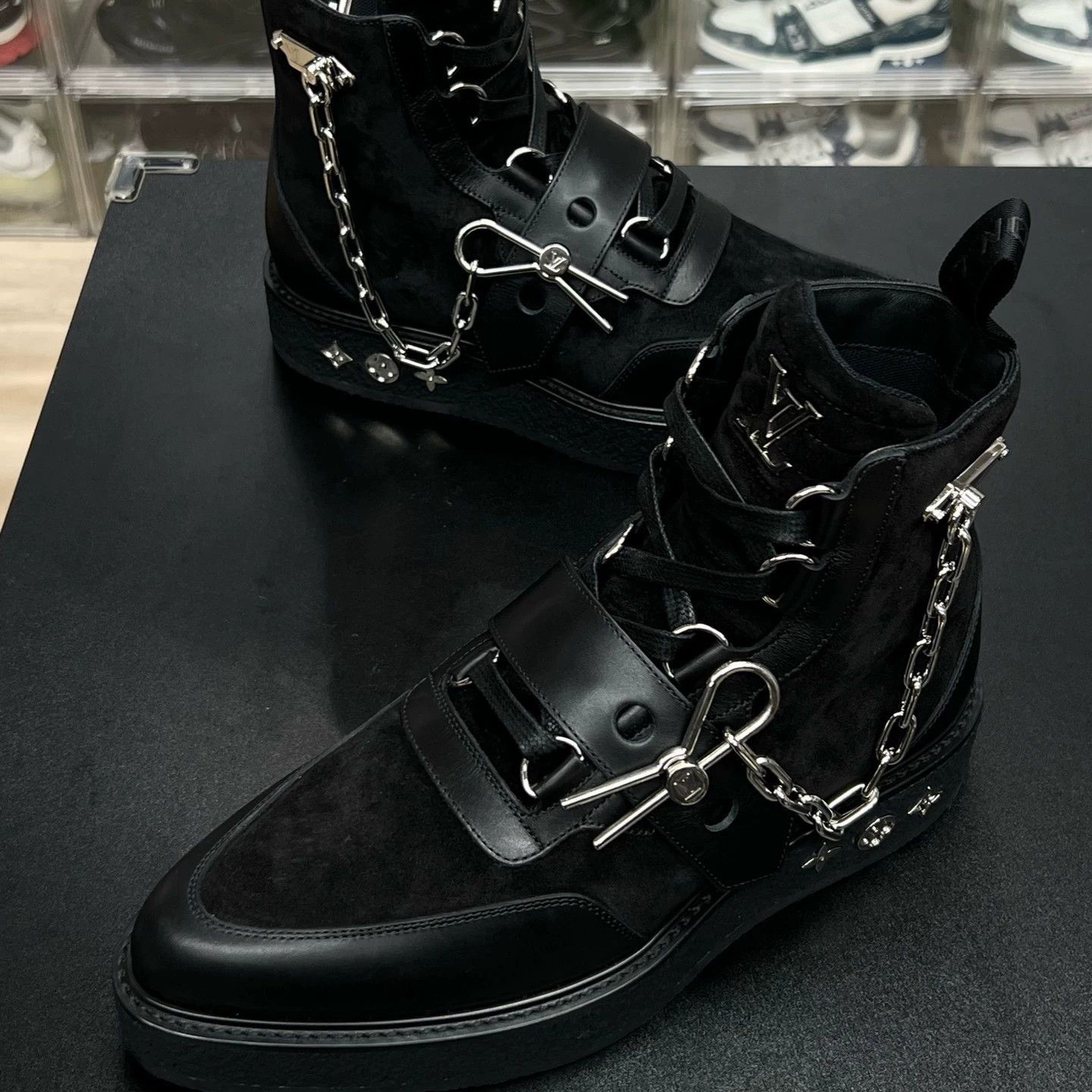 Louis Vuitton lv creeper short boots black size uk5.5 Size US 6 / EU 39 - 1 Thumbnail