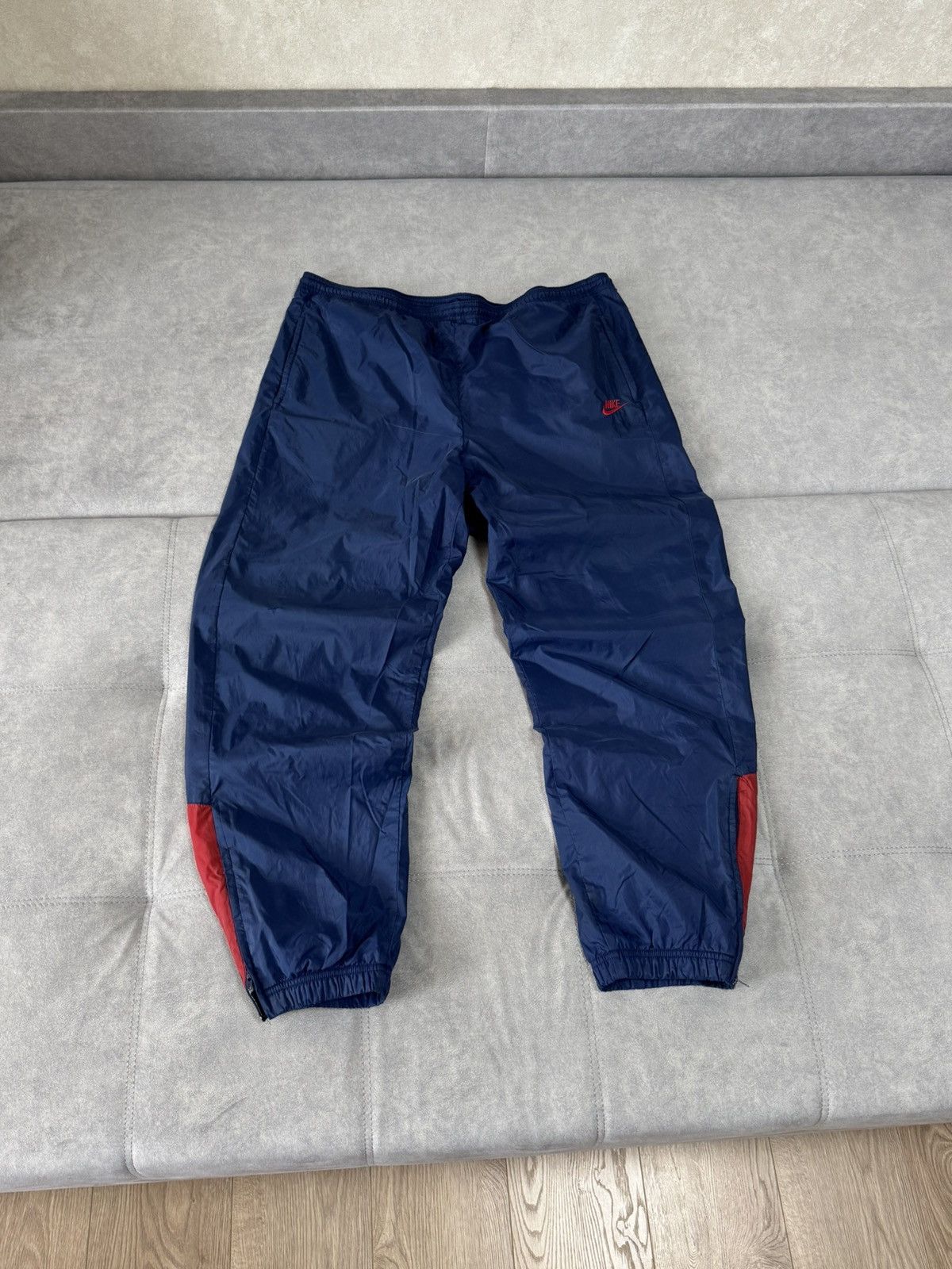 Nike × Vintage Vintage Nike Nylon Y2K Baggy sweatpants pants drill XL Size US 34 / EU 50 - 7 Thumbnail