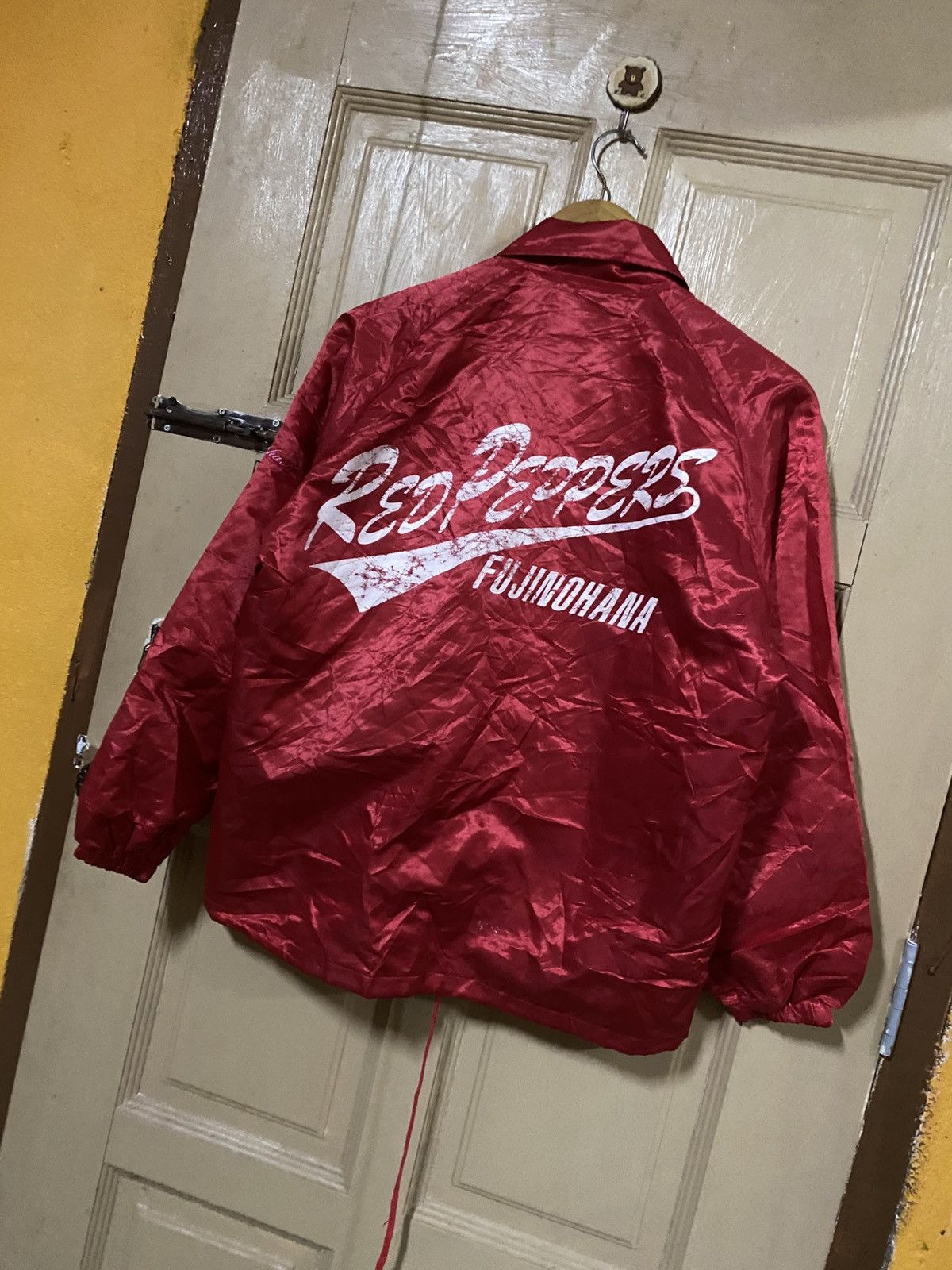 Japanese Brand Vintage Hattori Red Peppers Fujinohana Coach Jacket Japan Size US S / EU 44-46 / 1 - 8 Thumbnail