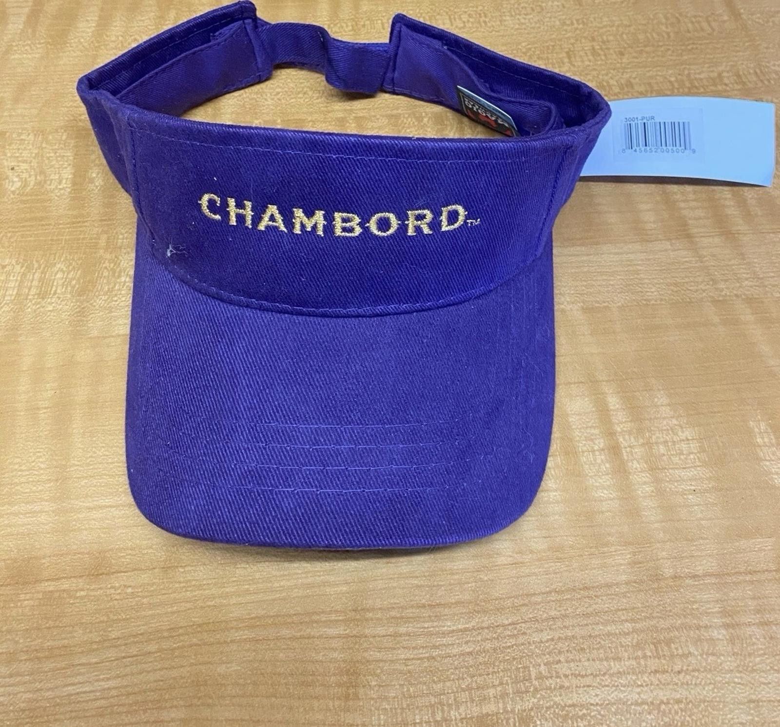 Other “CHAMBORD™” Sun Visor Purple Unisex Adjustable Acrylic Blend Size ONE SIZE - 1 Thumbnail