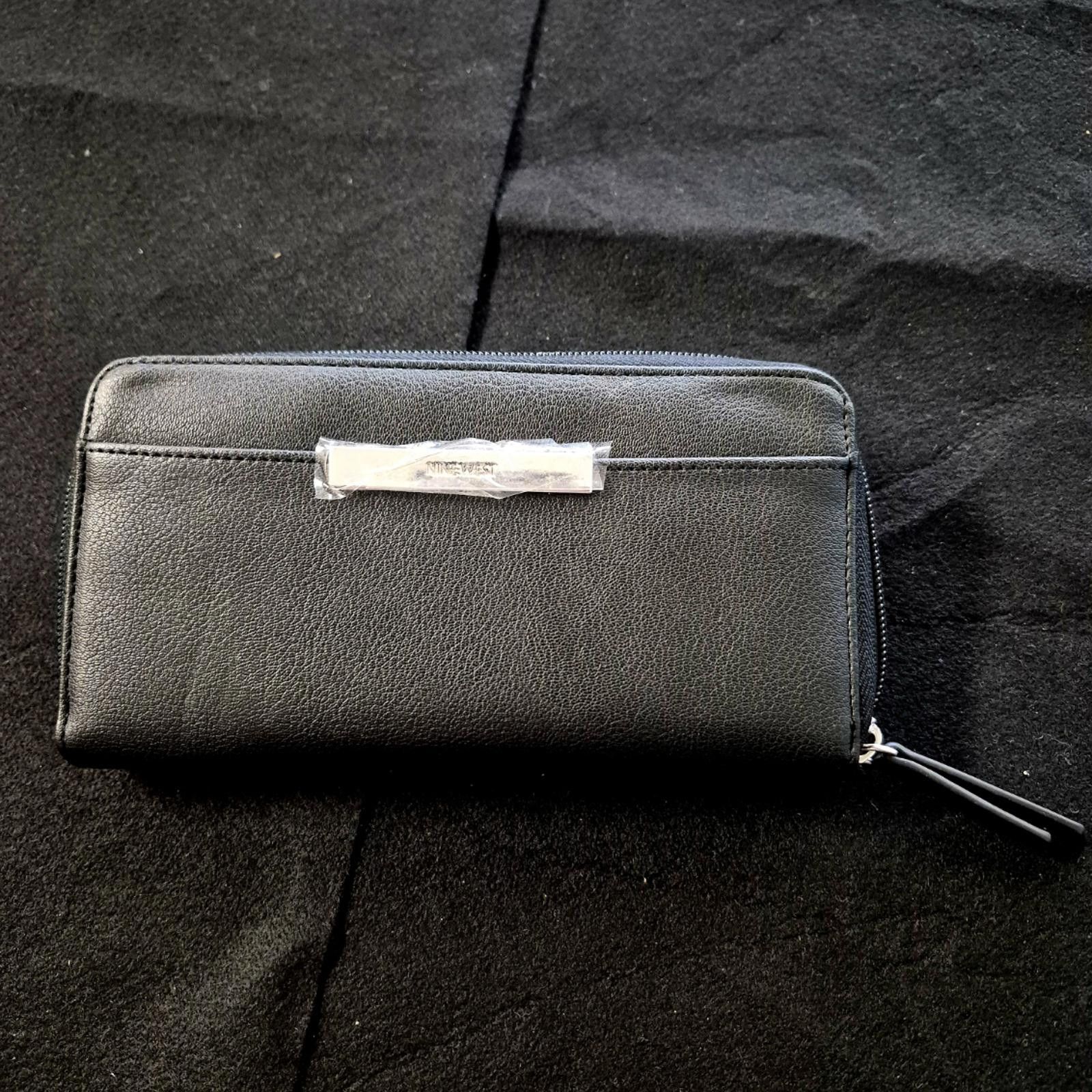 Nine West Nine West Verna Zip-Around Wallet – Black Size ONE SIZE - 2 Thumbnail