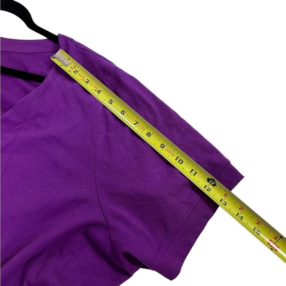 Designer Roaman’s l Two-Pocket Soft Knit Tunic Purple 1X Size XL / US 12-14 / IT 48-50 - 8 Thumbnail