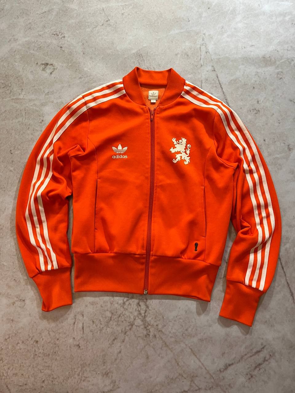 Adidas Vintage Adidas Nederland Zip Track Top Soccer Jersey Y2k Size XS / US 0-2 / IT 36-38 - 1 Thumbnail