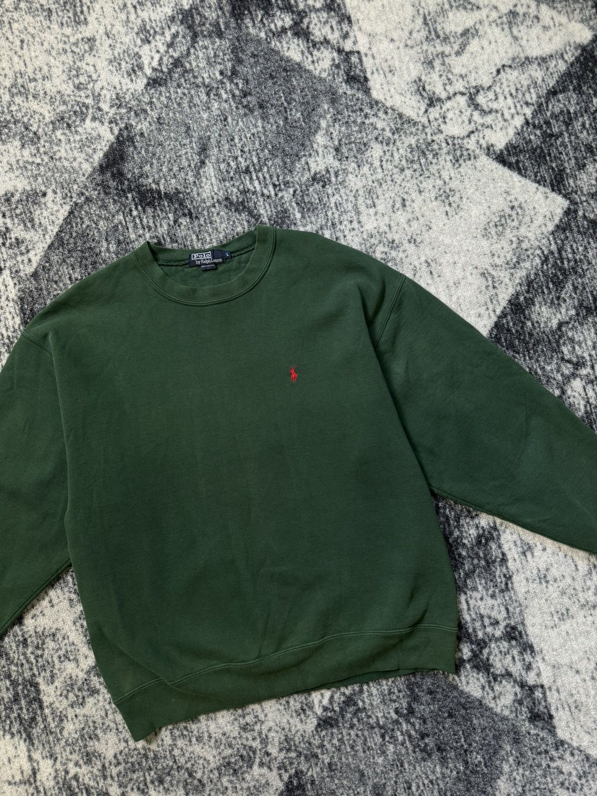 Polo Ralph Lauren Vintage Polo Ralph Lauren Sweatshirt Y2K Red Pony Basic Size US M / EU 48-50 / 2 - 2 Thumbnail
