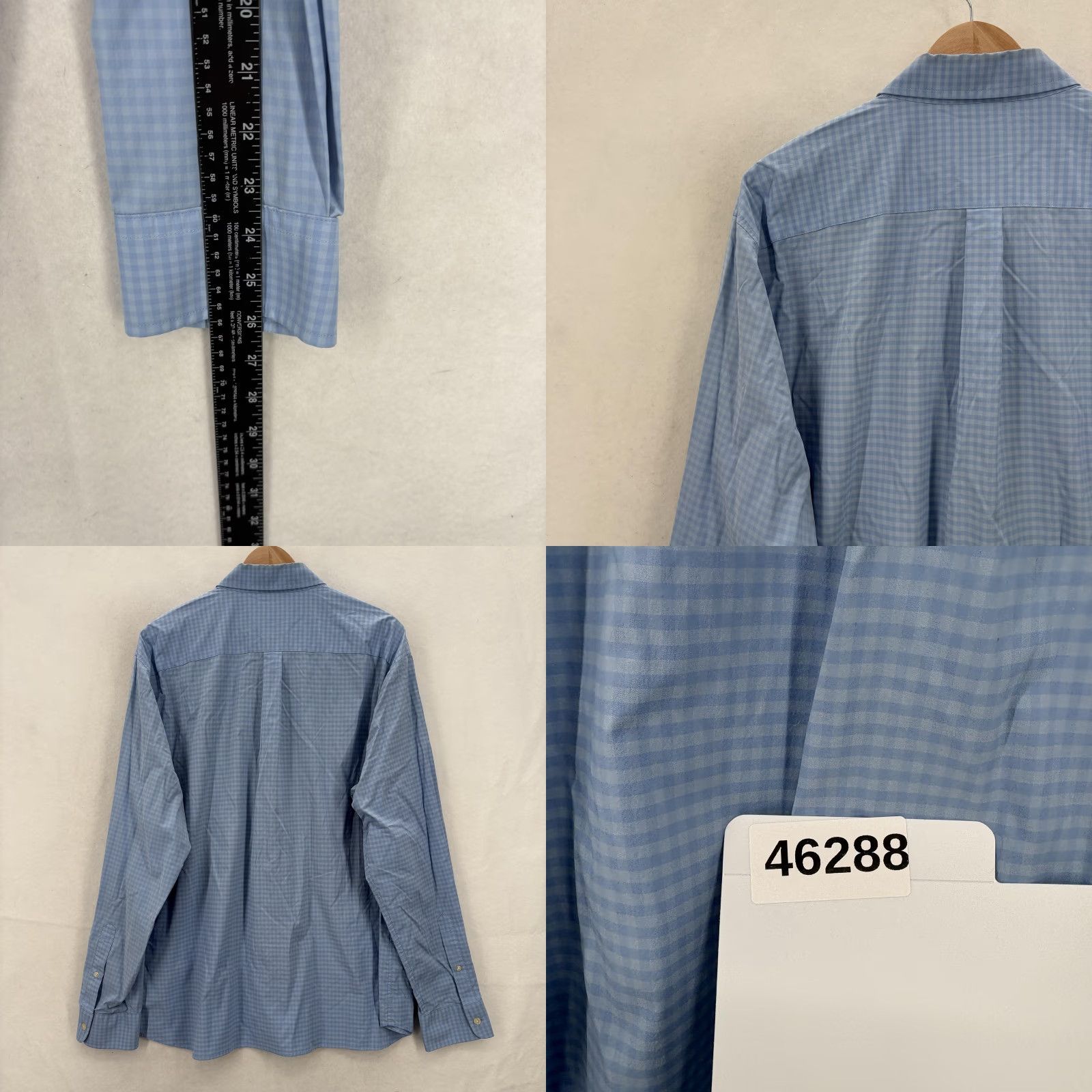 Vineyard Vines Vineyard Vines Shirt Mens XL Blue Check Performance Classic Fit Long Sleeve Size US XL / EU 56 / 4 - 8 Thumbnail