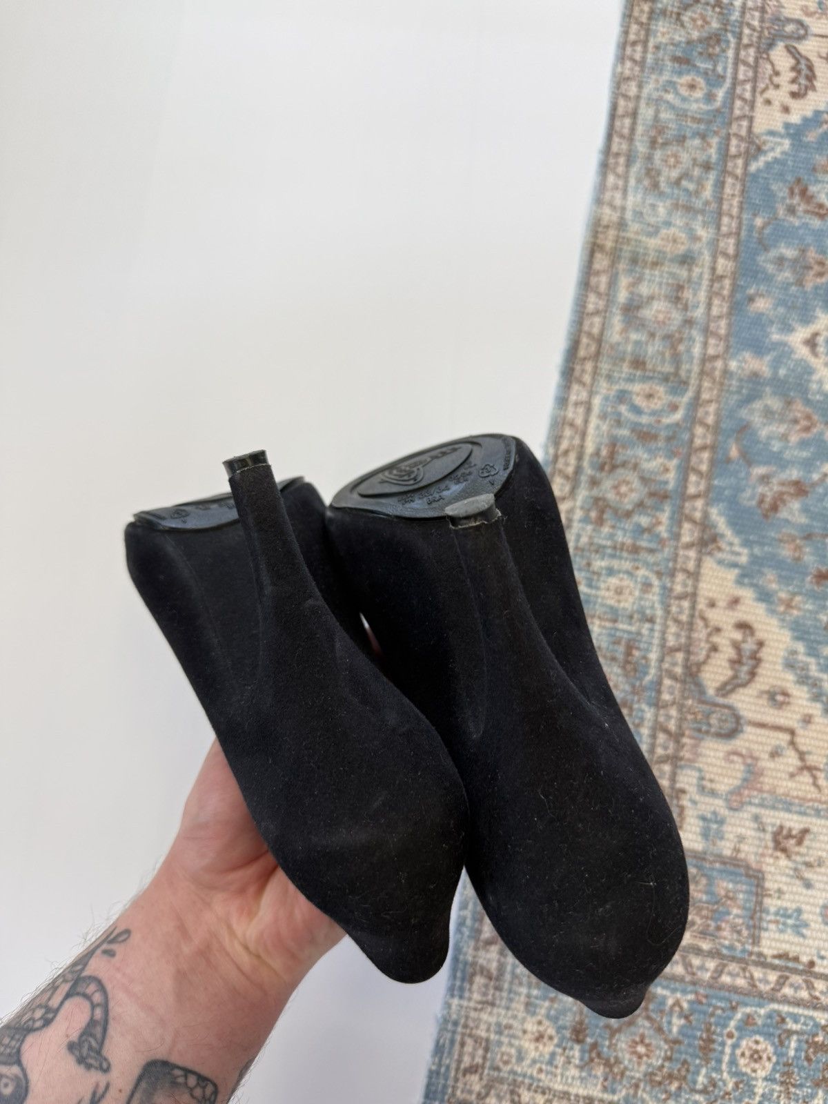 Vivienne Westwood Vivienne Westwood Anglomania x Melissa Suede Heels Sz 35-36 Size US 5 / IT 35 - 12 Thumbnail