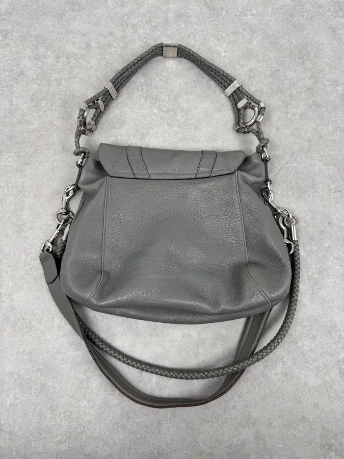 Gucci SS2010 Gucci Runway Techno Horsebit Grey Leather Hobo Bag by Frida Giannini Size ONE SIZE - 9 Thumbnail