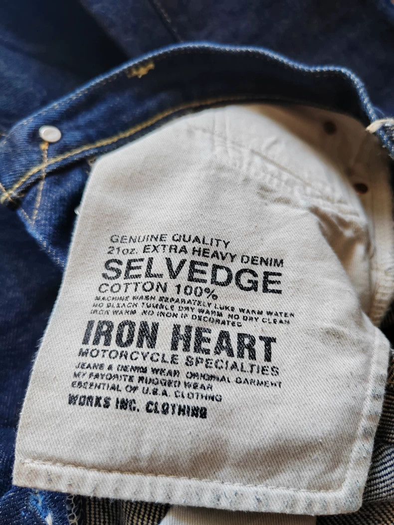 Iron Heart Iron Heart Nissan 634S heavy-duty 21oz straight leg jeans Size US 32 / EU 48 - 5 Thumbnail