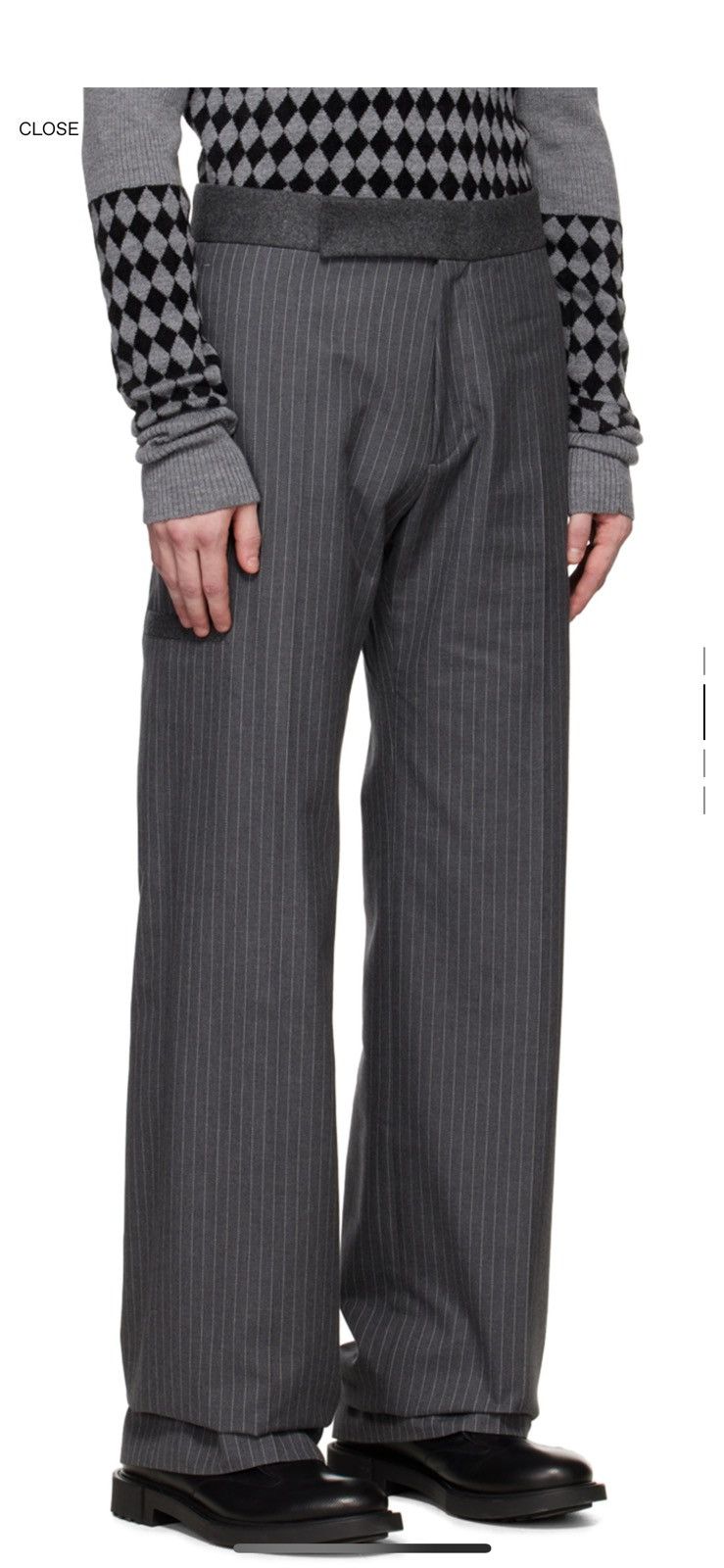 Maximilian Davis Drayton Trousers Size US 30 / EU 46 - 2 Thumbnail