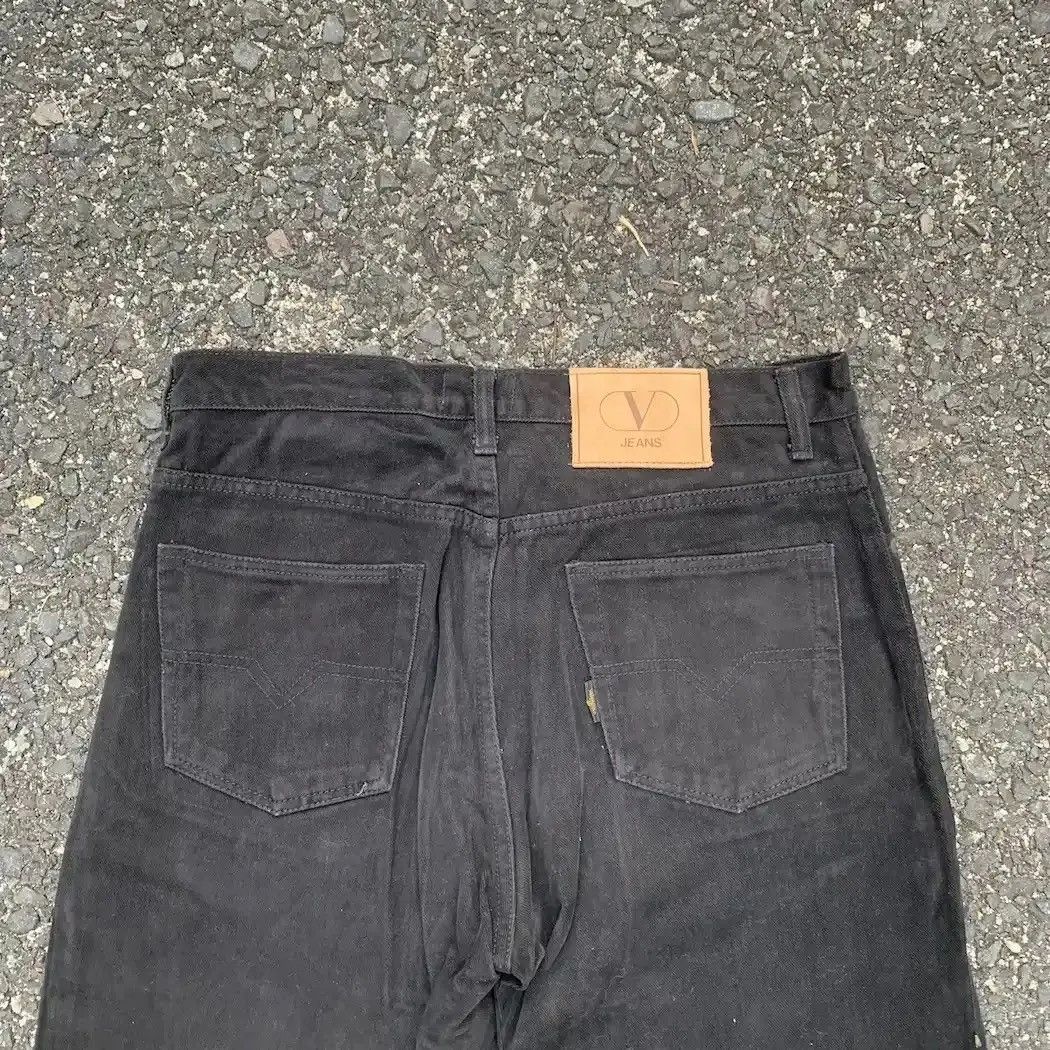 Valentino SICKS 💥 Vintage Valentino Japan Jeans Black Pants W32 L32 Size US 32 / EU 48 - 12 Thumbnail