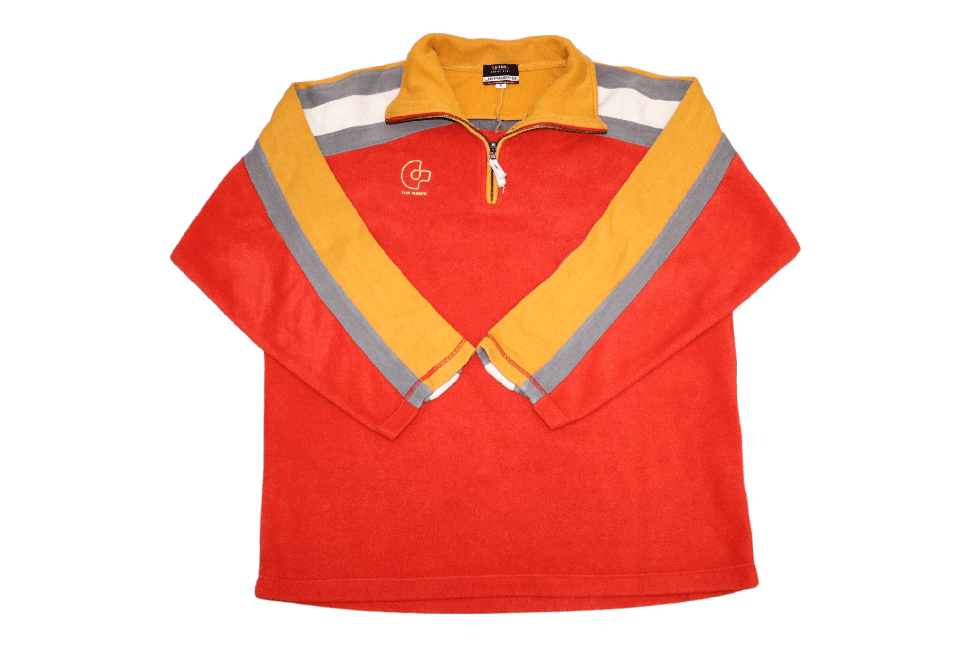 G-Star VTG 🔥 90s G Star Jersey 1/3 Zip Baggy Fleece Pullover Size US M / EU 48-50 / 2 - 1 Thumbnail