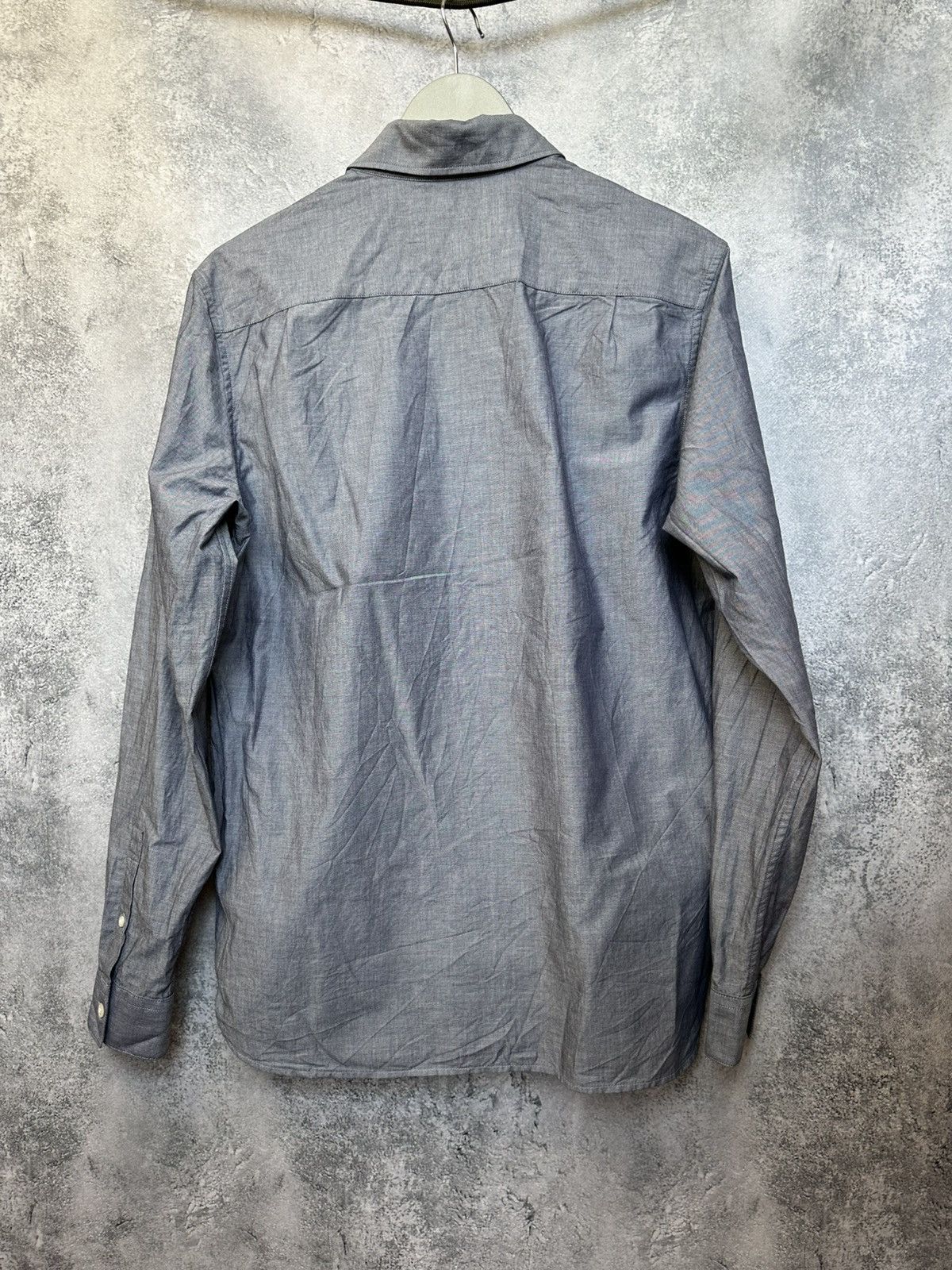 Designer × Fred Perry Fred Perry Shirt Button Up Gray Long Sleeve Oxford Pocket Size US M / EU 48-50 / 2 - 3 Thumbnail