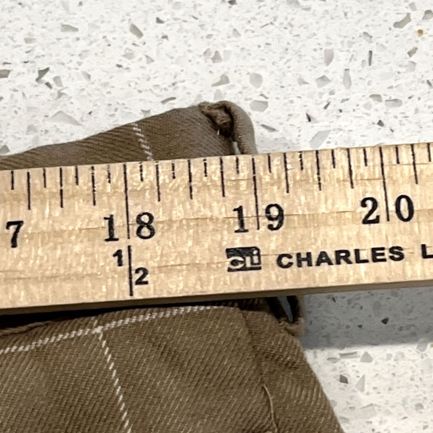 Polo Ralph Lauren Polo Golf Pants Mens 38/33 Brown Pleated Wool Silk Cotton Check Size US M / EU 48-50 / 2 - 3 Thumbnail