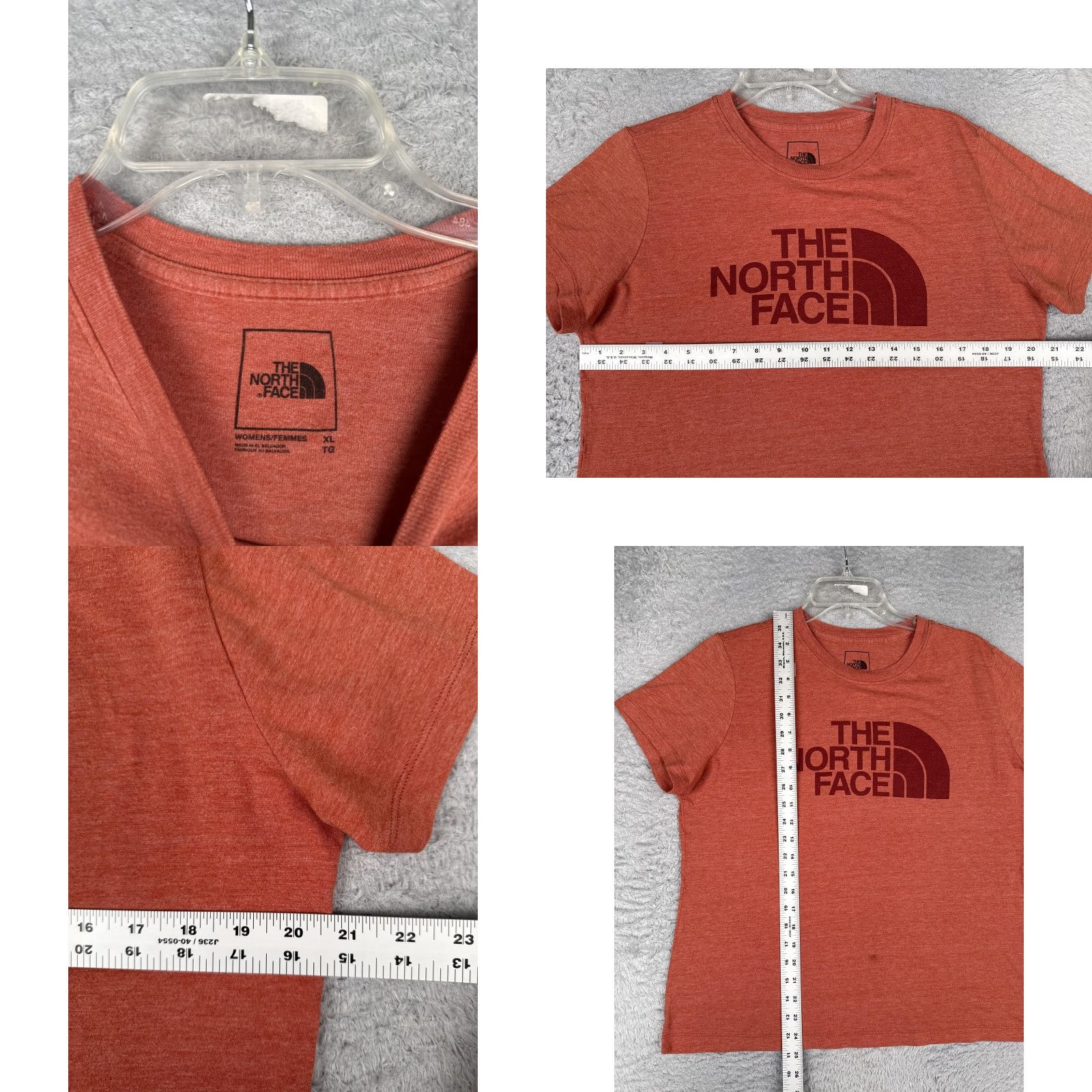 The North Face The North Face Shirt Womens XL Orange Logo Short Sleeve Crew Tagless Tee Casual Size XL / US 12-14 / IT 48-50 - 8 Thumbnail