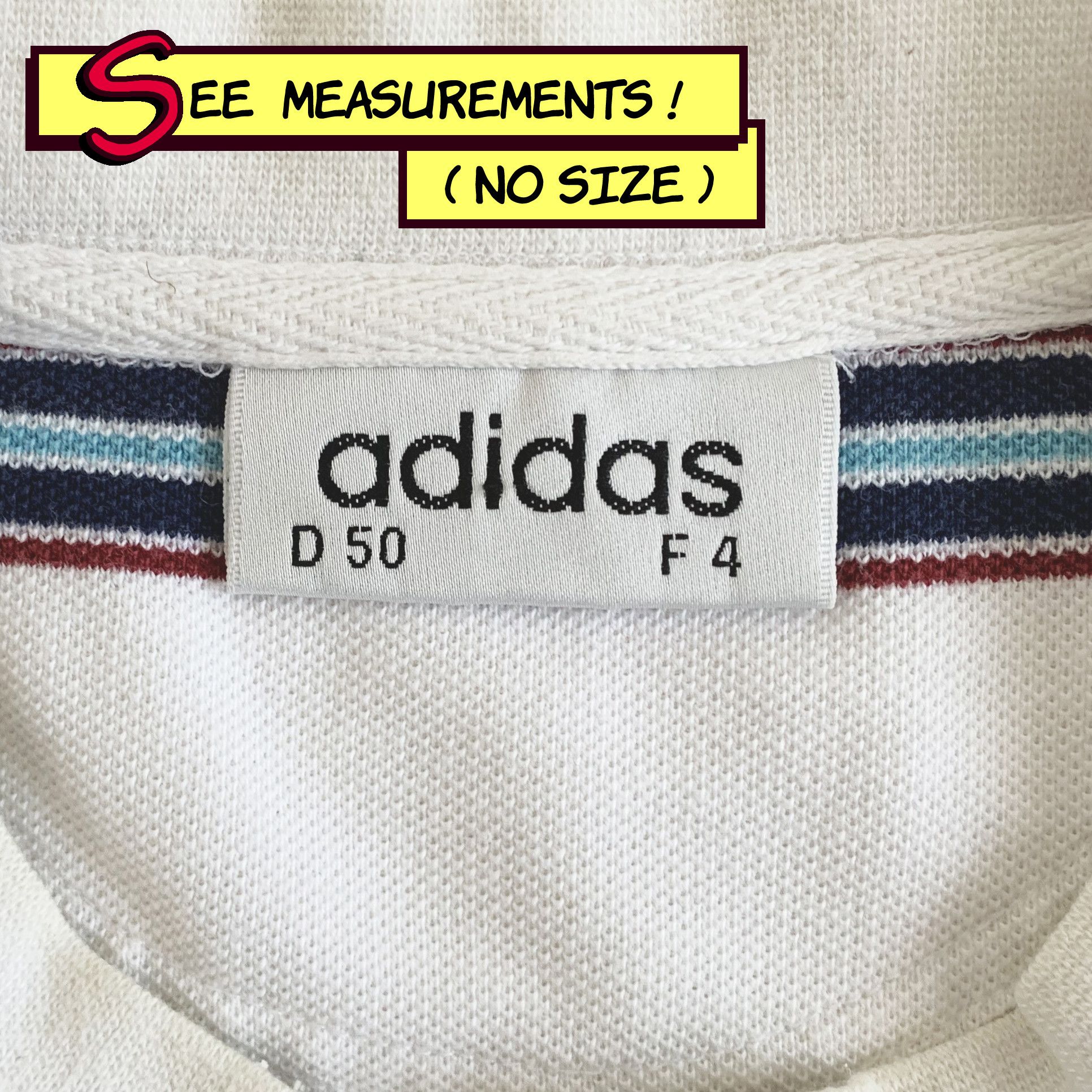 Adidas Vintage 90s ADIDAS t shirt 80s Retro Striped Pinstriped Tee Size US M / EU 48-50 / 2 - 5 Thumbnail