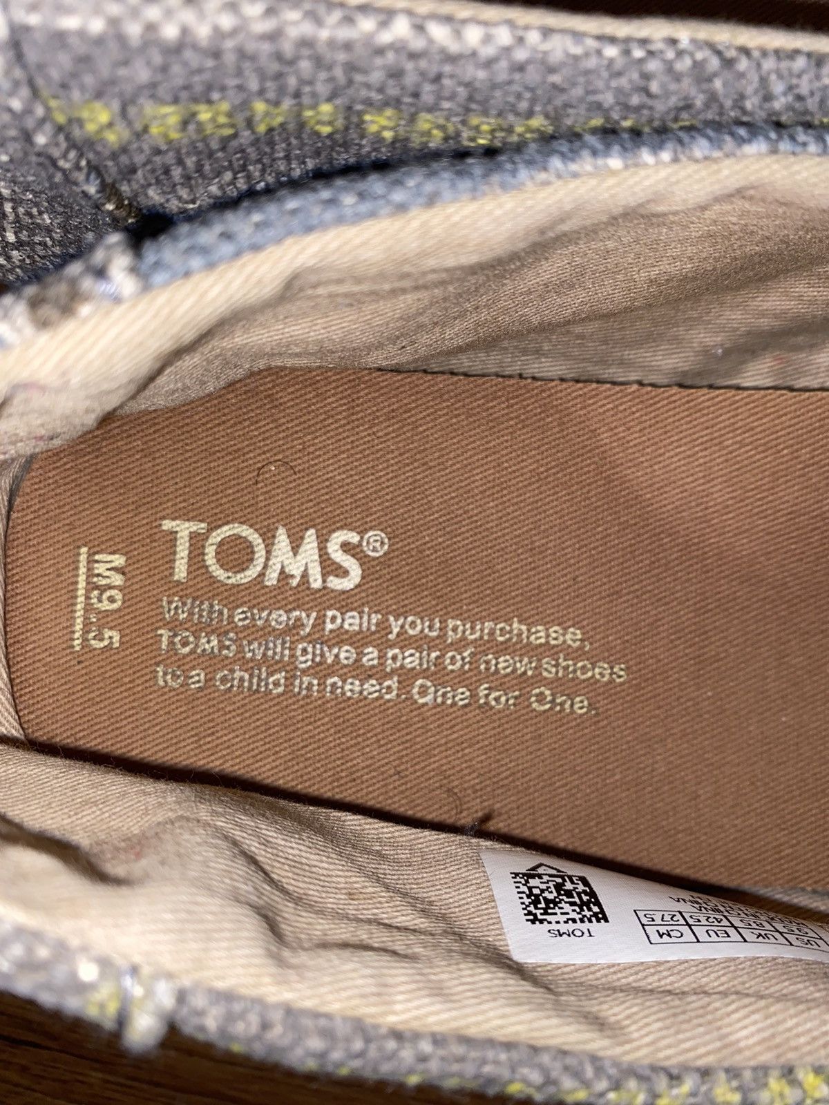 Toms × Vintage Slip On Toms Size US 9.5 / EU 42-43 - 5 Thumbnail