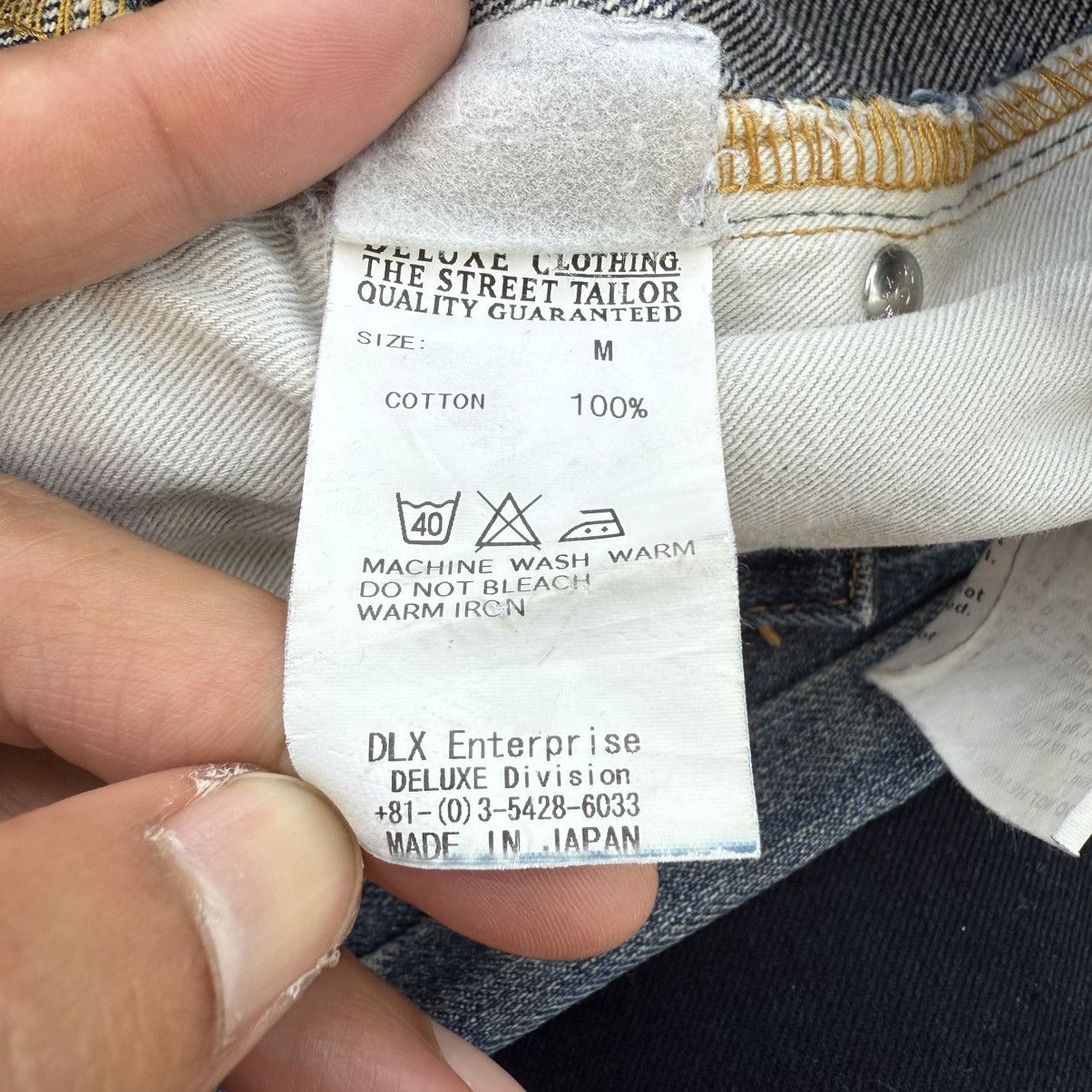 Deluxeware VINTAGE DULEXE CLOTHING FADED JEAN DENIM PANTS Size US 31 - 17 Thumbnail
