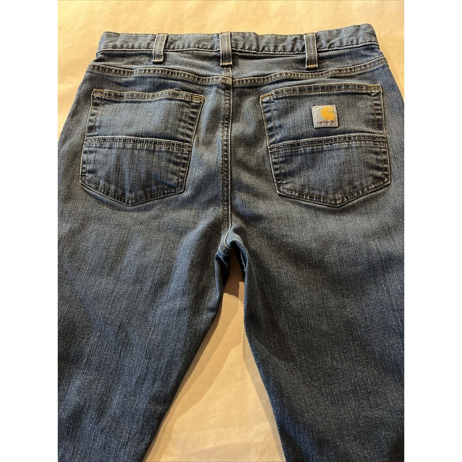 Carhartt Carhartt Jeans Men’s 32x30 Relaxed Fit Denim Blue Dark Wash Size US 32 / EU 48 - 11 Thumbnail