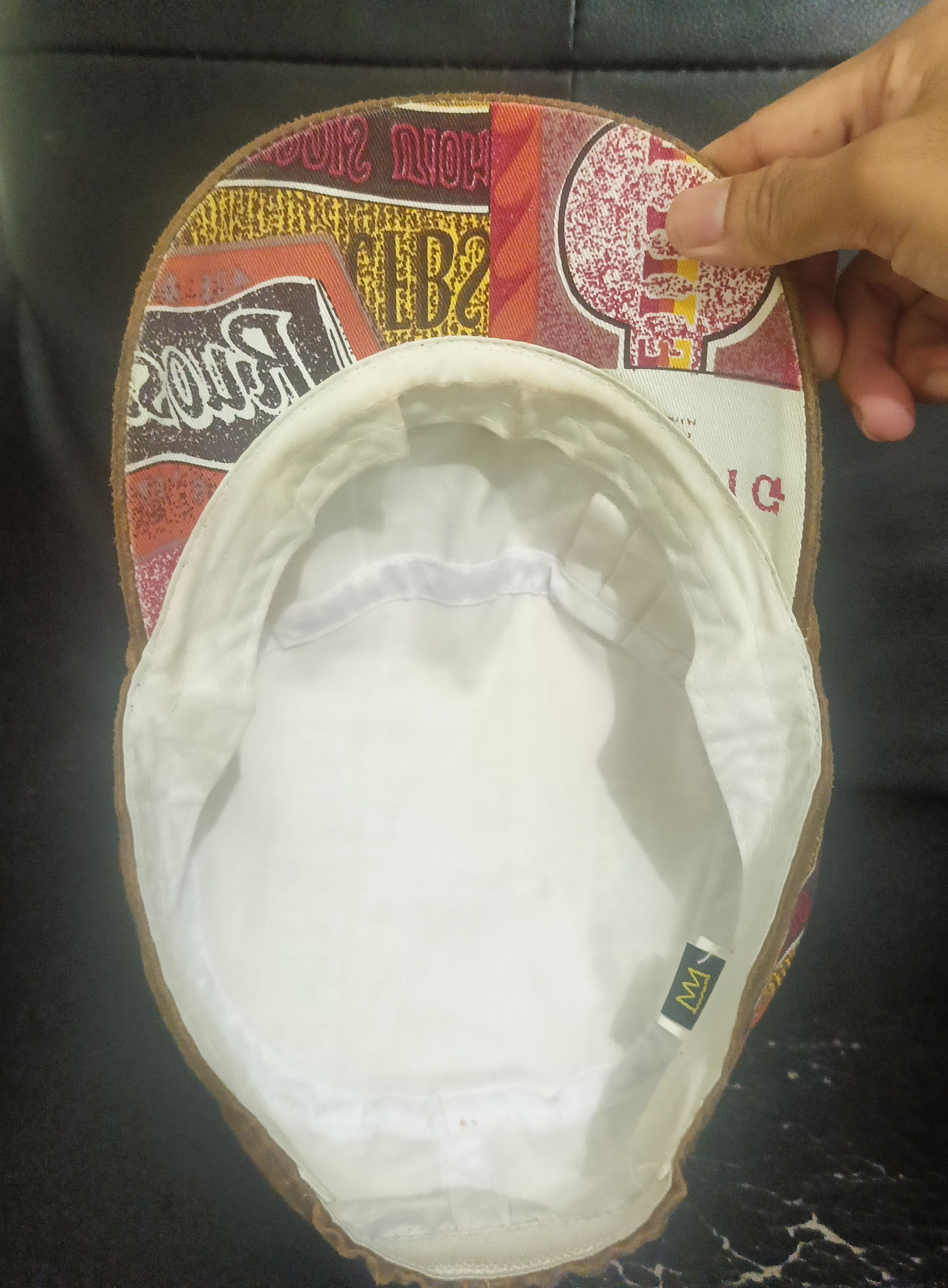 Jean-Michel Basquiat Rare Design Jean Michel Basquiat Full Cap rubber adjustable Size ONE SIZE - 5 Thumbnail