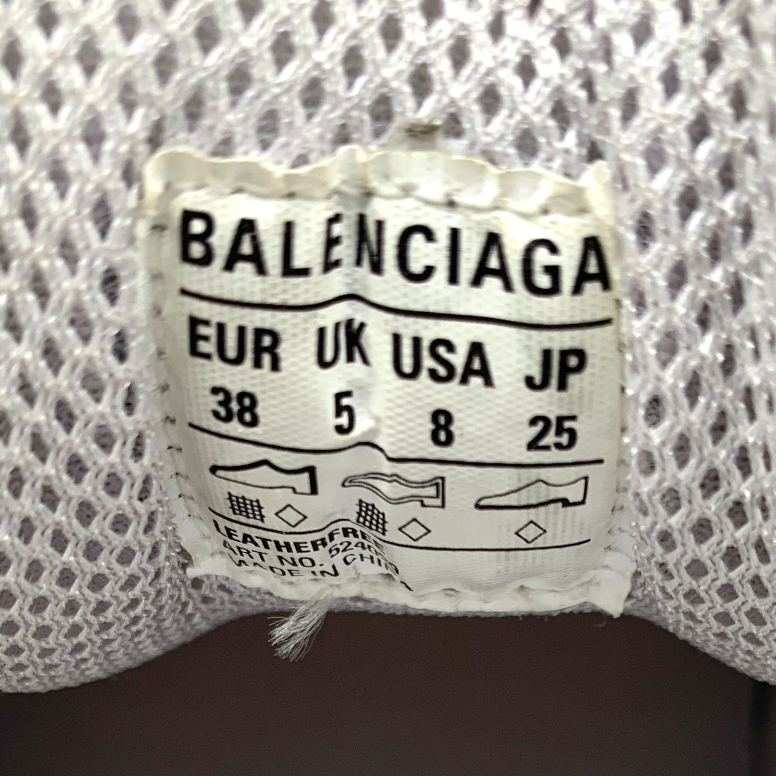 Balenciaga Balenciaga Triples Pastel Low-Top Thick Sole Sneakers (Size Size US 8 / IT 38 - 3 Thumbnail