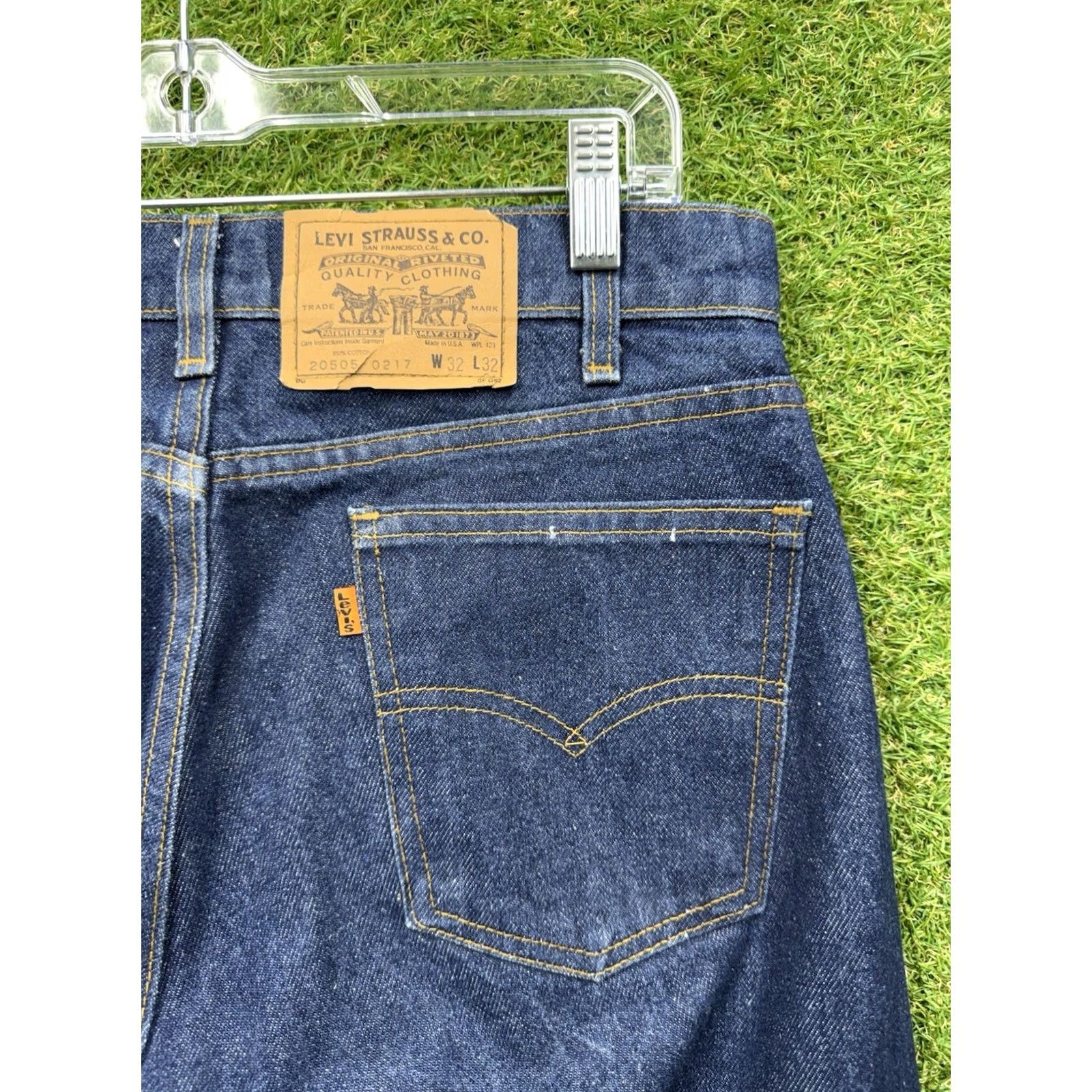 Levi's Levi's 517 Jeans Mens 32x32 Blue Denim Straight Vintage 80s Cowboy Tip Zip Button 5-Pocket USA USA Denim Brand Levi's 517 Mens Regular Size US 32 / EU 48 - 3 Thumbnail